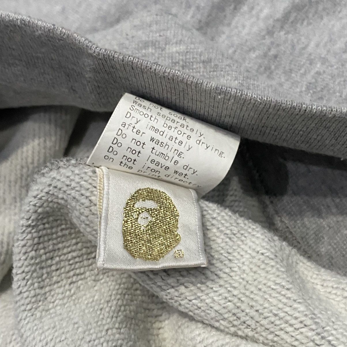 Bape Bape Pirate Logo Pullover Hoodie Gray Size US L / EU 52-54 / 3 - 6 Thumbnail
