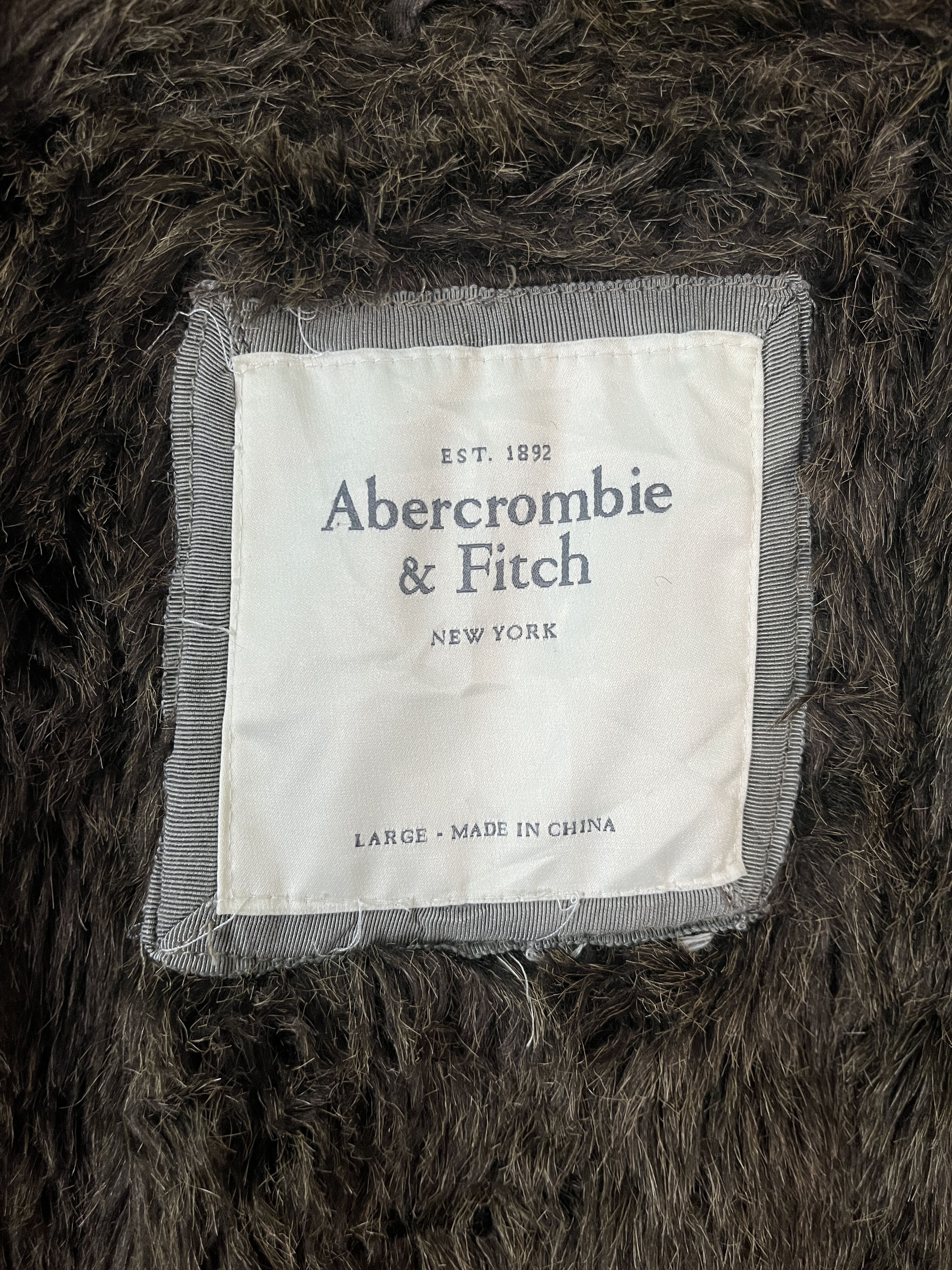 Abercrombie & Fitch 🔥Vintage Abercrombie Full Fur Hoodie Parka Jacket Size L / US 10 / IT 46 - 9 Thumbnail
