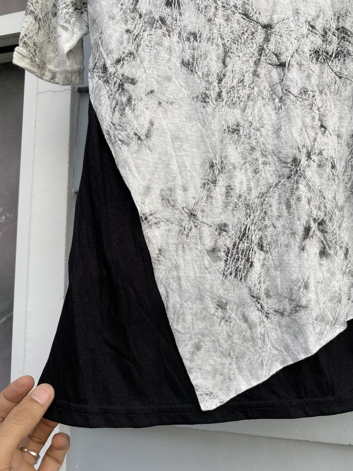 If Six Was Nine Sho Bernings Double Layer Asimetrics Tees Size L / US 10 / IT 46 - 12 Thumbnail