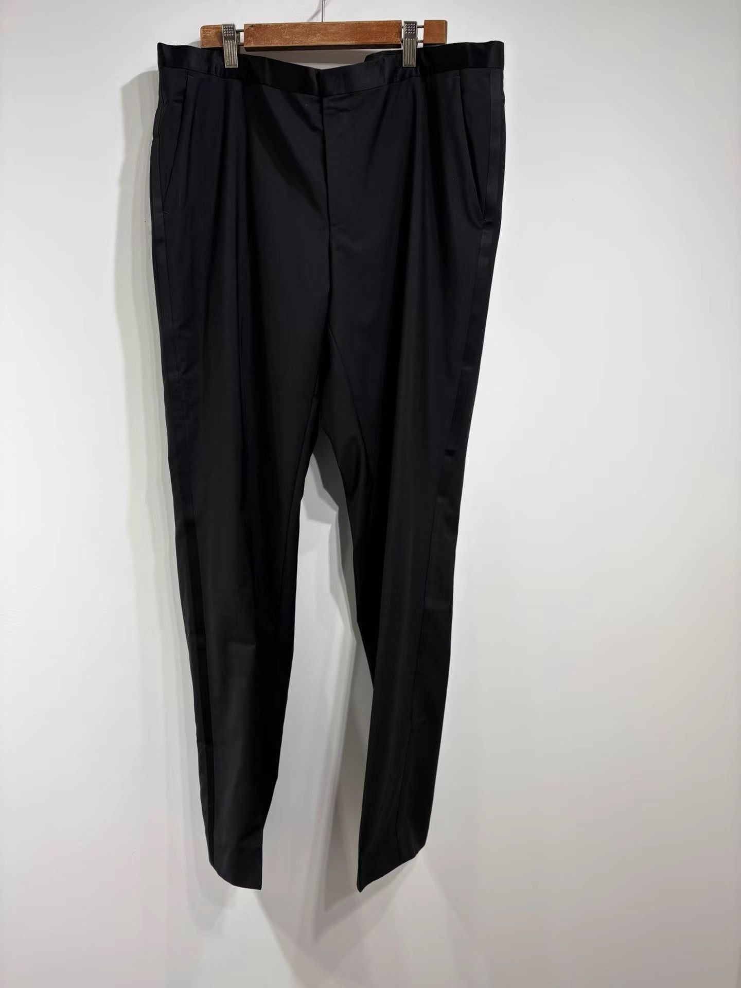Hugo Boss Hugo Boss Men's Black Thin Casual Suit Pants K29 Size US 38 / EU 54 - 1 Thumbnail