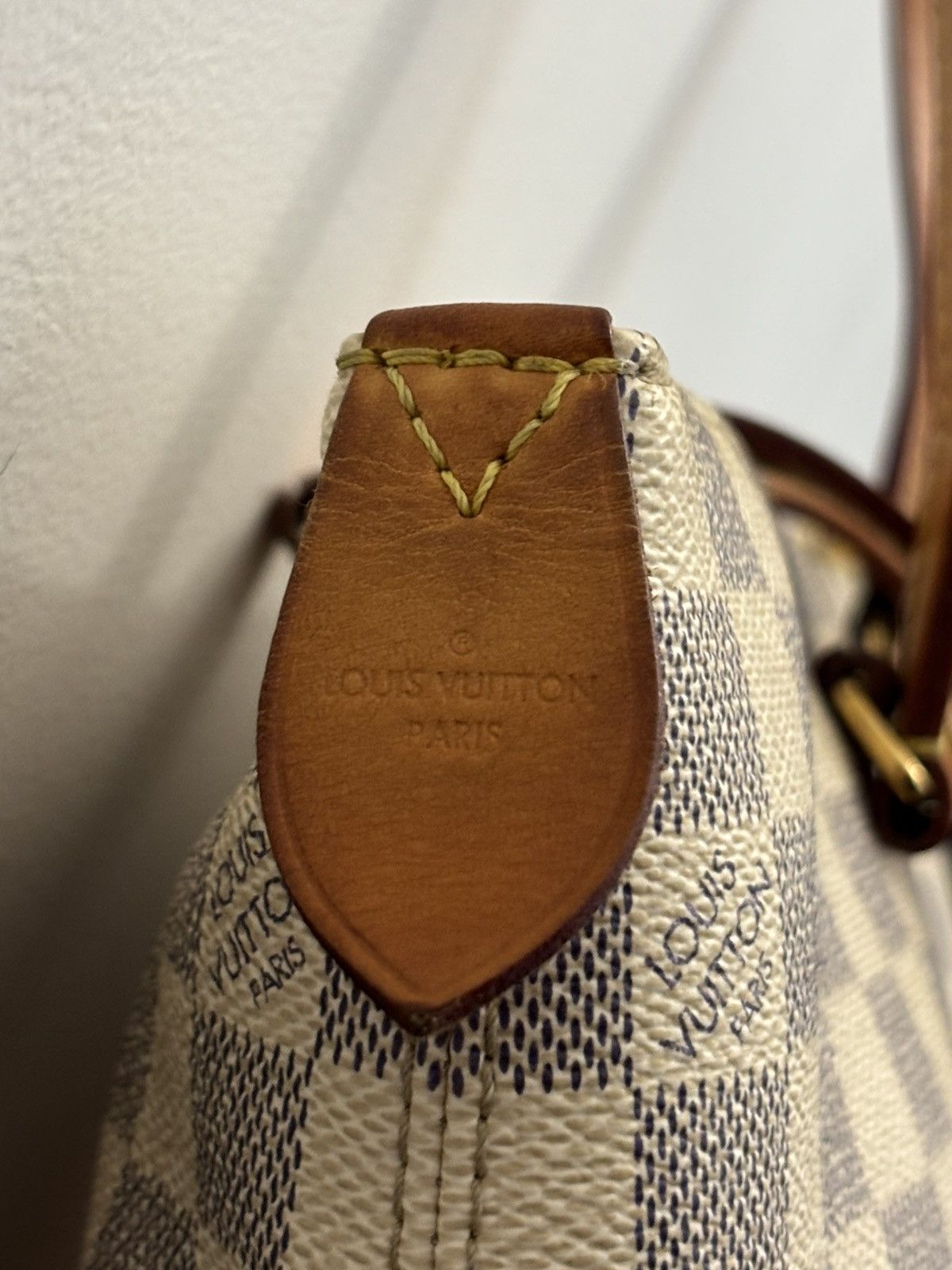 Louis Vuitton Louis Vuitton Damier Azur leather bag Size ONE SIZE - 8 Thumbnail