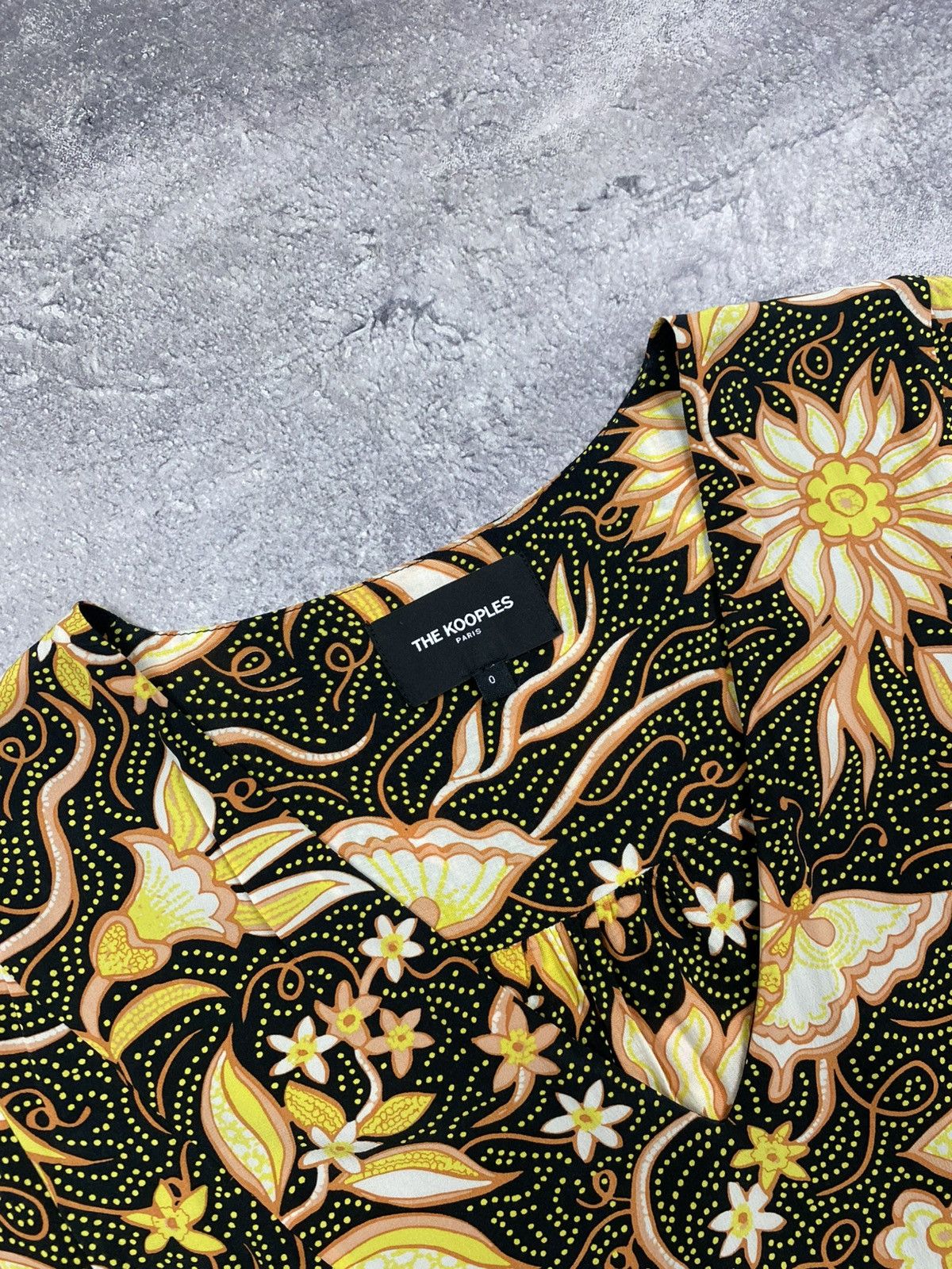 The Kooples The Kooples Paris Floral Multicolour Midi Dress Size 0 Size XS / US 0-2 / IT 36-38 - 6 Thumbnail