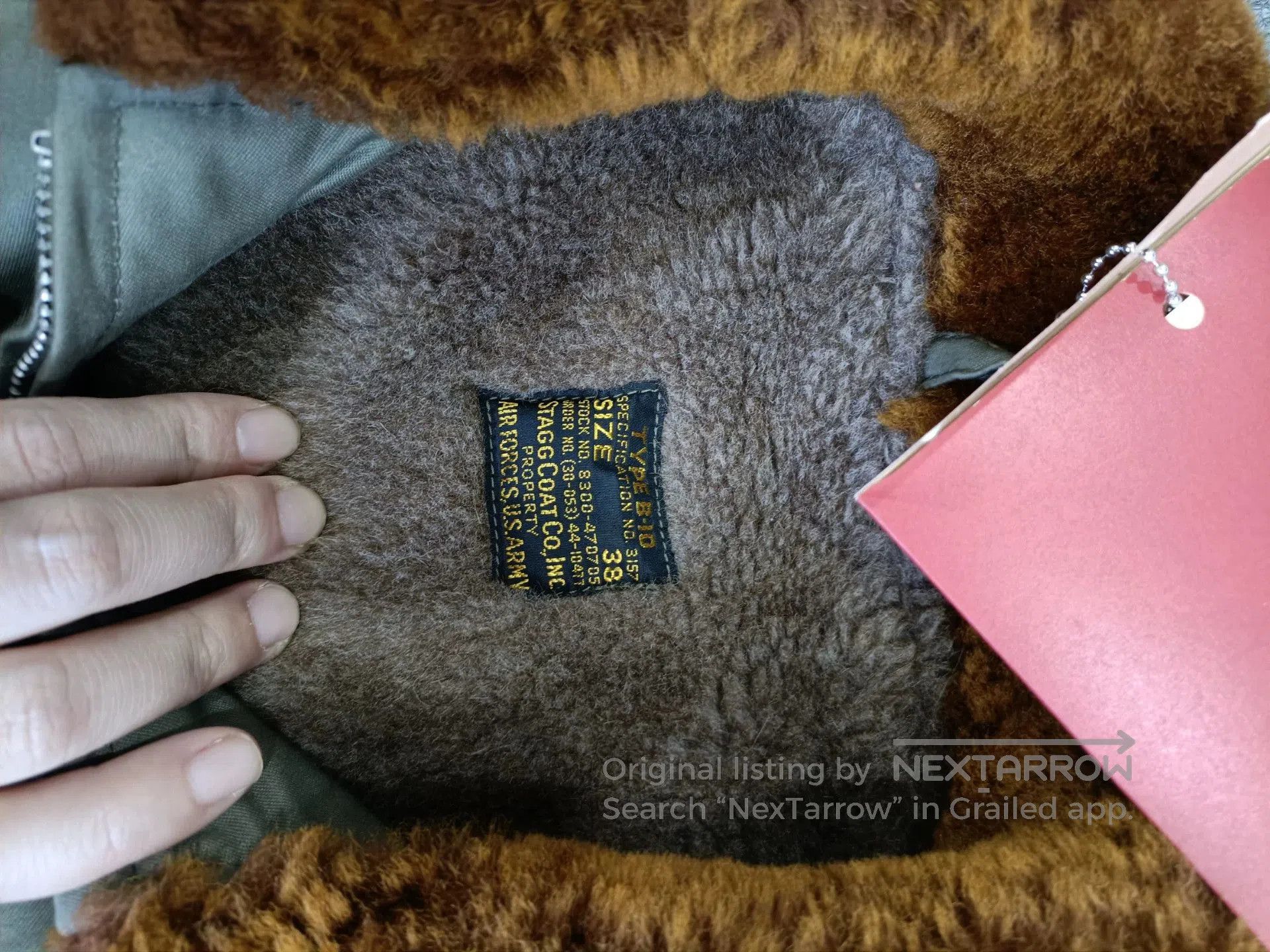 The Real McCoy's real mccoy's b10 flight jacket size 38. Size US M / EU 48-50 / 2 - 5 Thumbnail