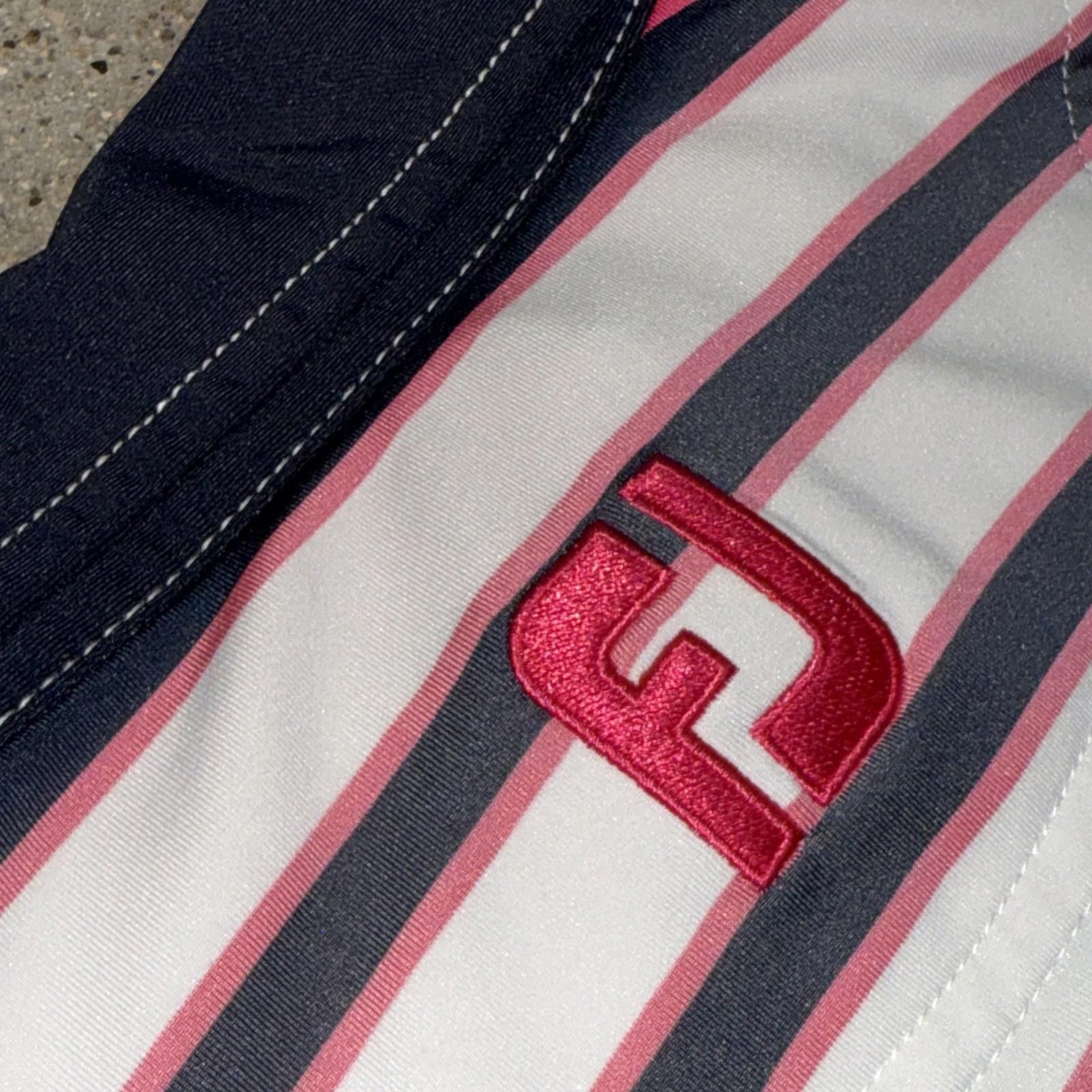Footjoy FootJoy East Lake Golf Polo Shirt Mens Medium Striped Size ONE SIZE - 11 Thumbnail