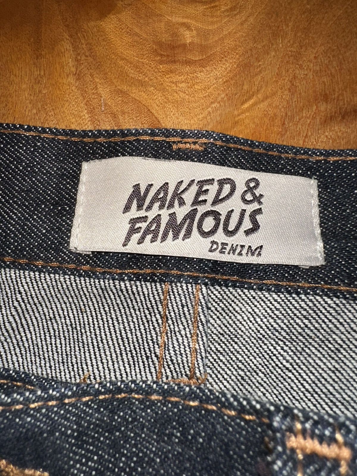 Naked & Famous Naked & Famous Size 38 Easy Guy Red Gradient Core Selvedge Size US 38 / EU 54 - 7 Thumbnail