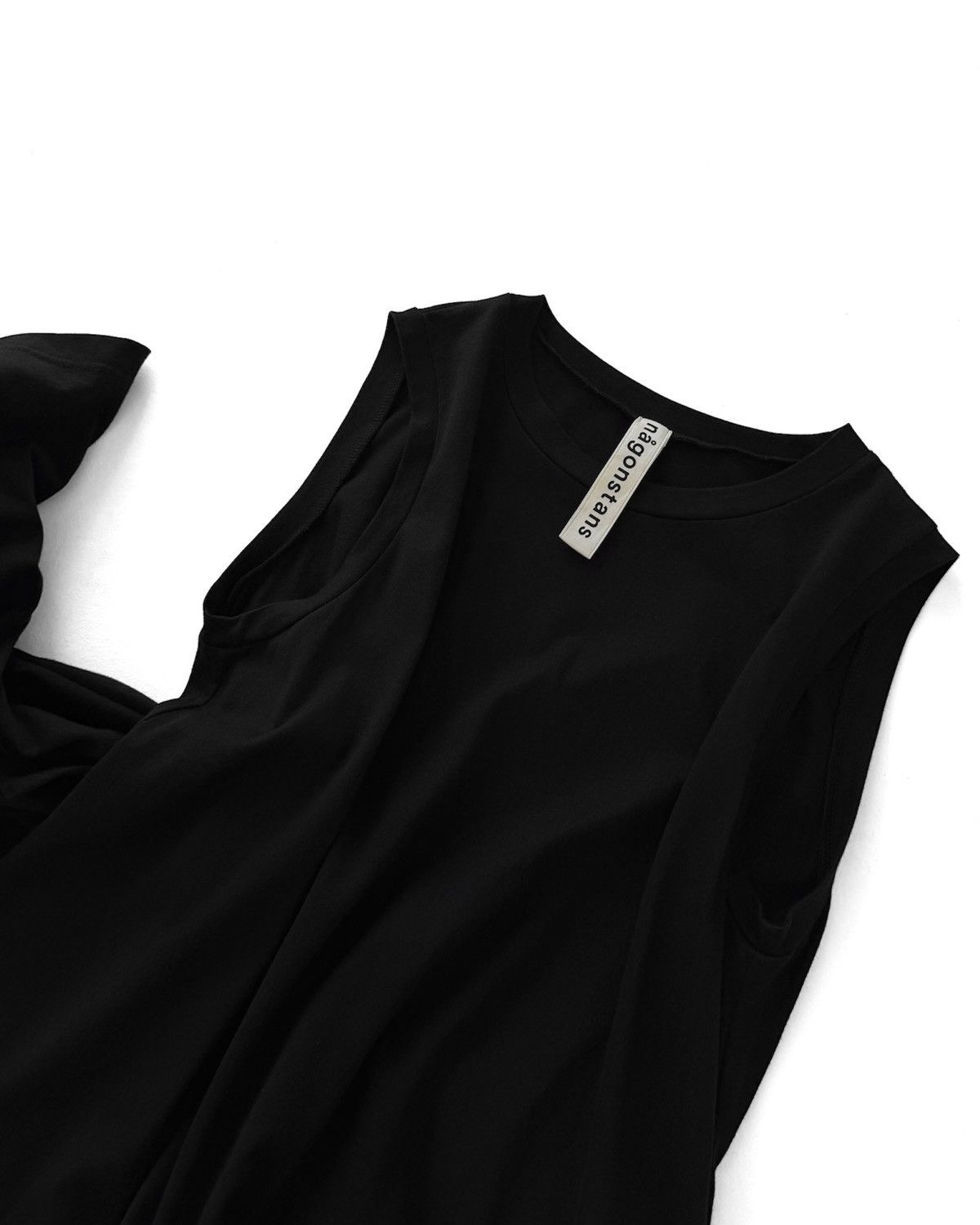 Japanese Brand NåGONSTANS BLACK TANKTOP DRESS Size S / US 4 / IT 40 - 1 Thumbnail