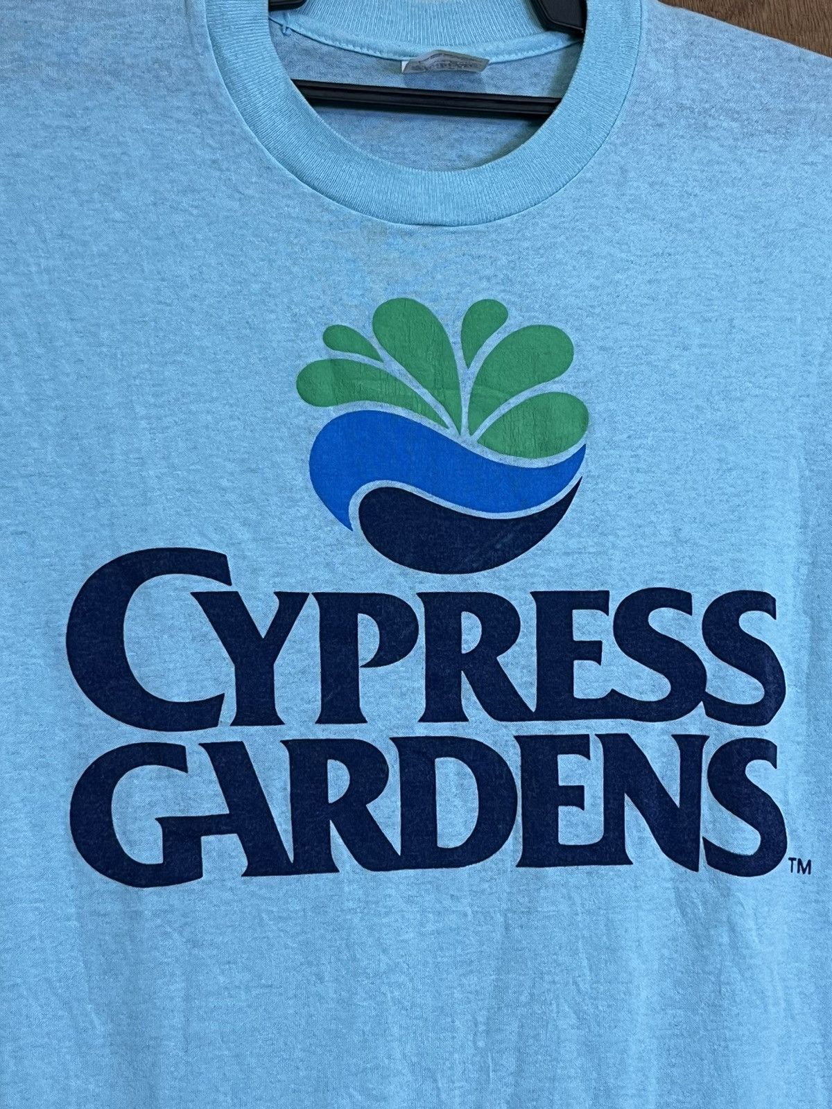 Vintage VINTAGE 80s CYPRESS GARDEN STEDMAN 50/50 T SHIRT Size US M / EU 48-50 / 2 - 4 Thumbnail