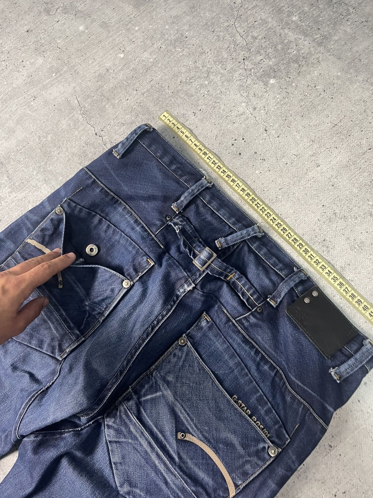 Japanese Brand crazy bondage g star raw vintage jeans if six was nine y2k Size US 34 / EU 50 - 4 Thumbnail