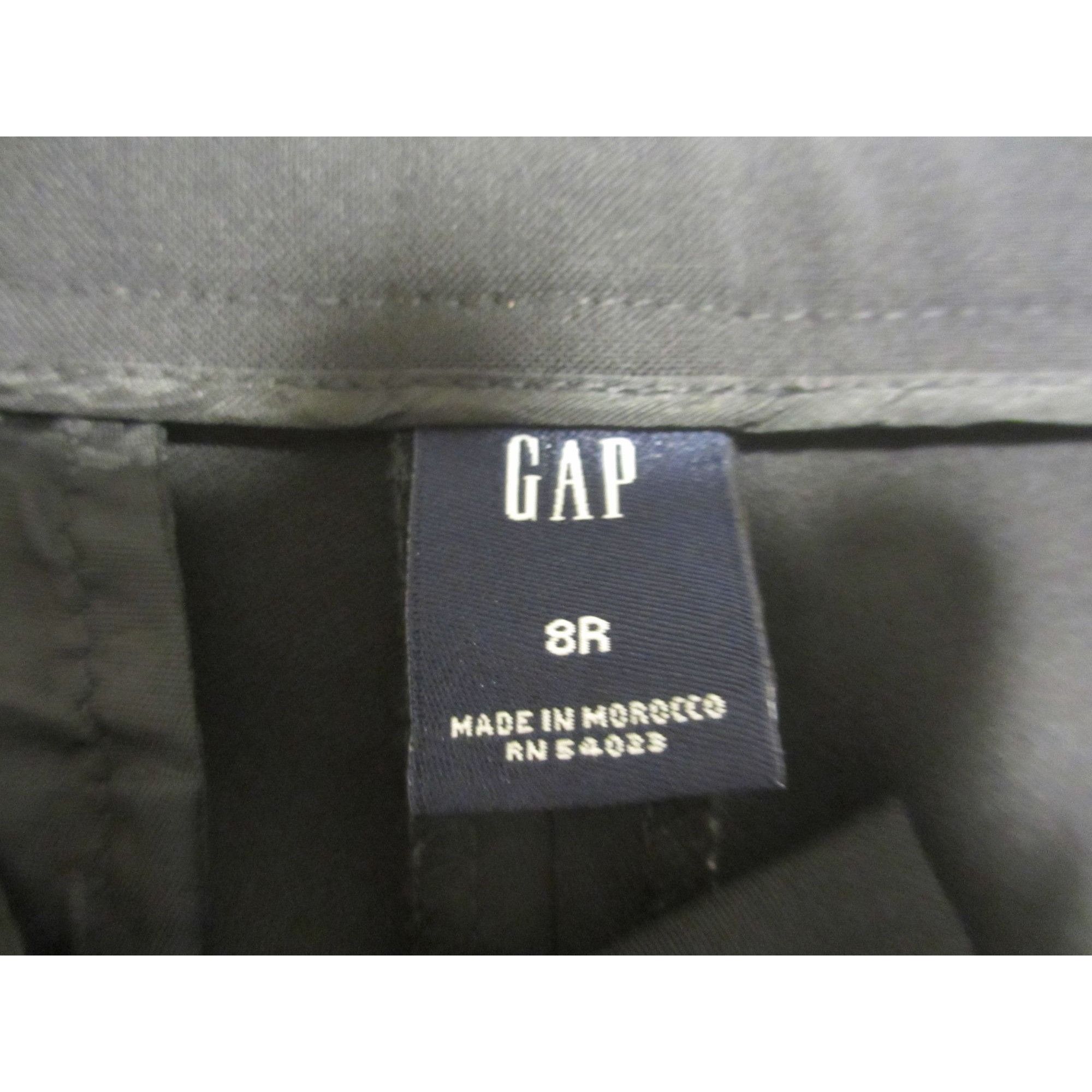 Gap Gap Womens Black Dress Pants - Size 8R Size 30" / US 8 / IT 44 - 4 Thumbnail