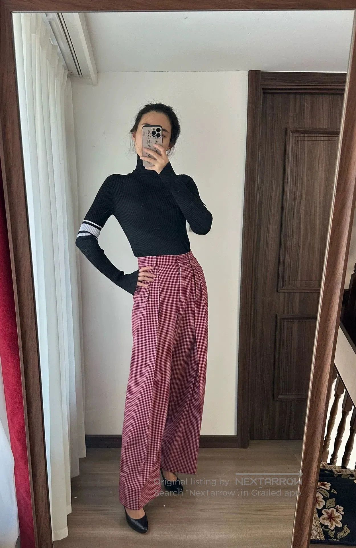 Fendi Fendi High-Waist Wool Pants Size 40. Size US 40 / EU 56 - 2 Thumbnail