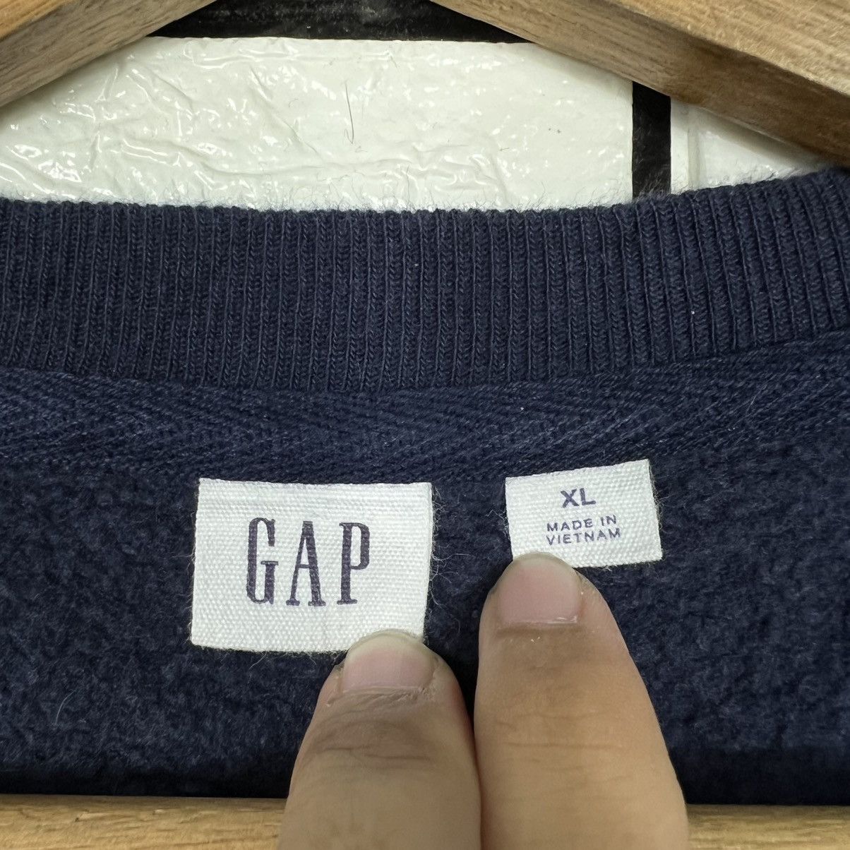 Gap GAP Spellout Big Logo Blue Crewneck Sweatshirt #4269-C194 Size US XL / EU 56 / 4 - 9 Thumbnail