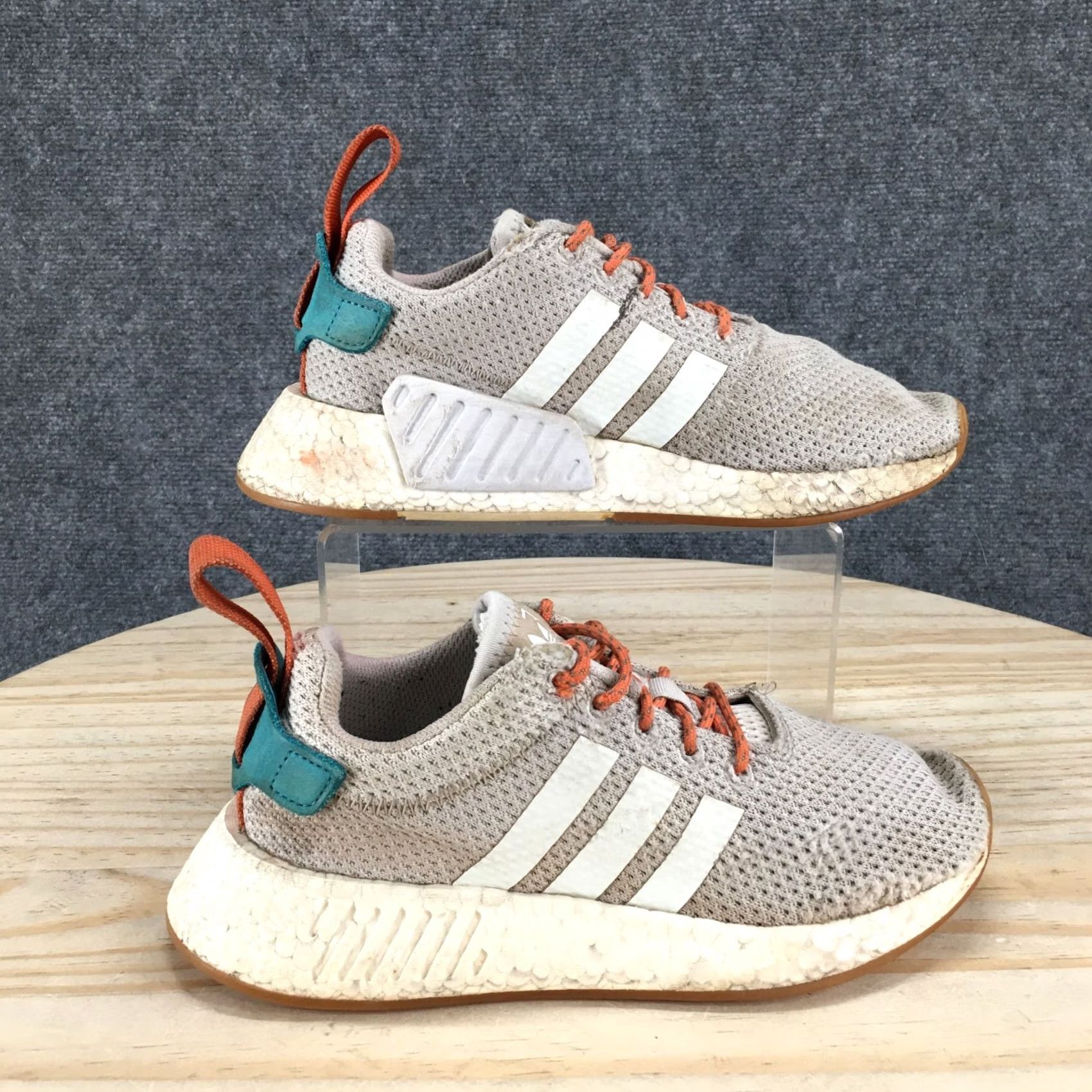 Adidas Adidas NMD Runner Sneaker Mens 5 Low Top White Summer CQ3080 Athletic Boost R2 Size US 5 / EU 37 - 2 Thumbnail