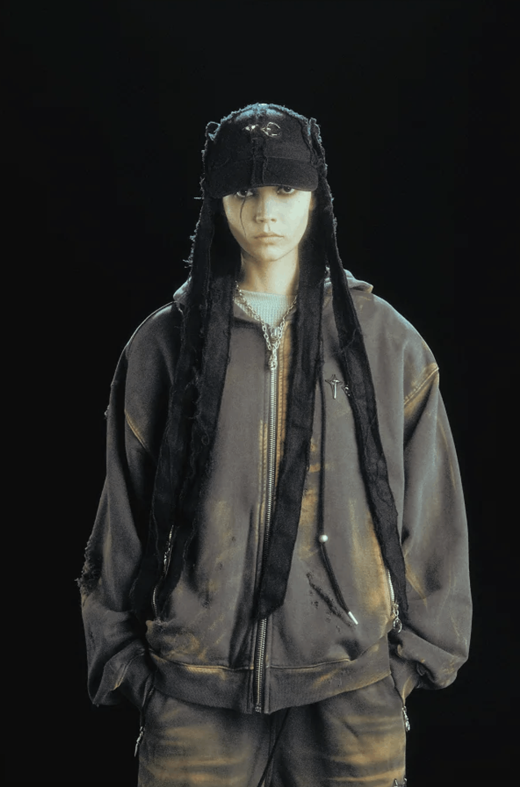 Thug Club OVERSIZED Thug Club TC Two Tone Washed Zip-up Hoodie Size US S / EU 44-46 / 1 - 3 Thumbnail