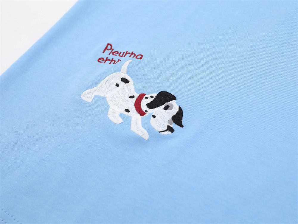 Japanese Brand × Vintage Cartoon puppy embroidered short-sleeved loose T-shirt Size US M / EU 48-50 / 2 - 4 Thumbnail