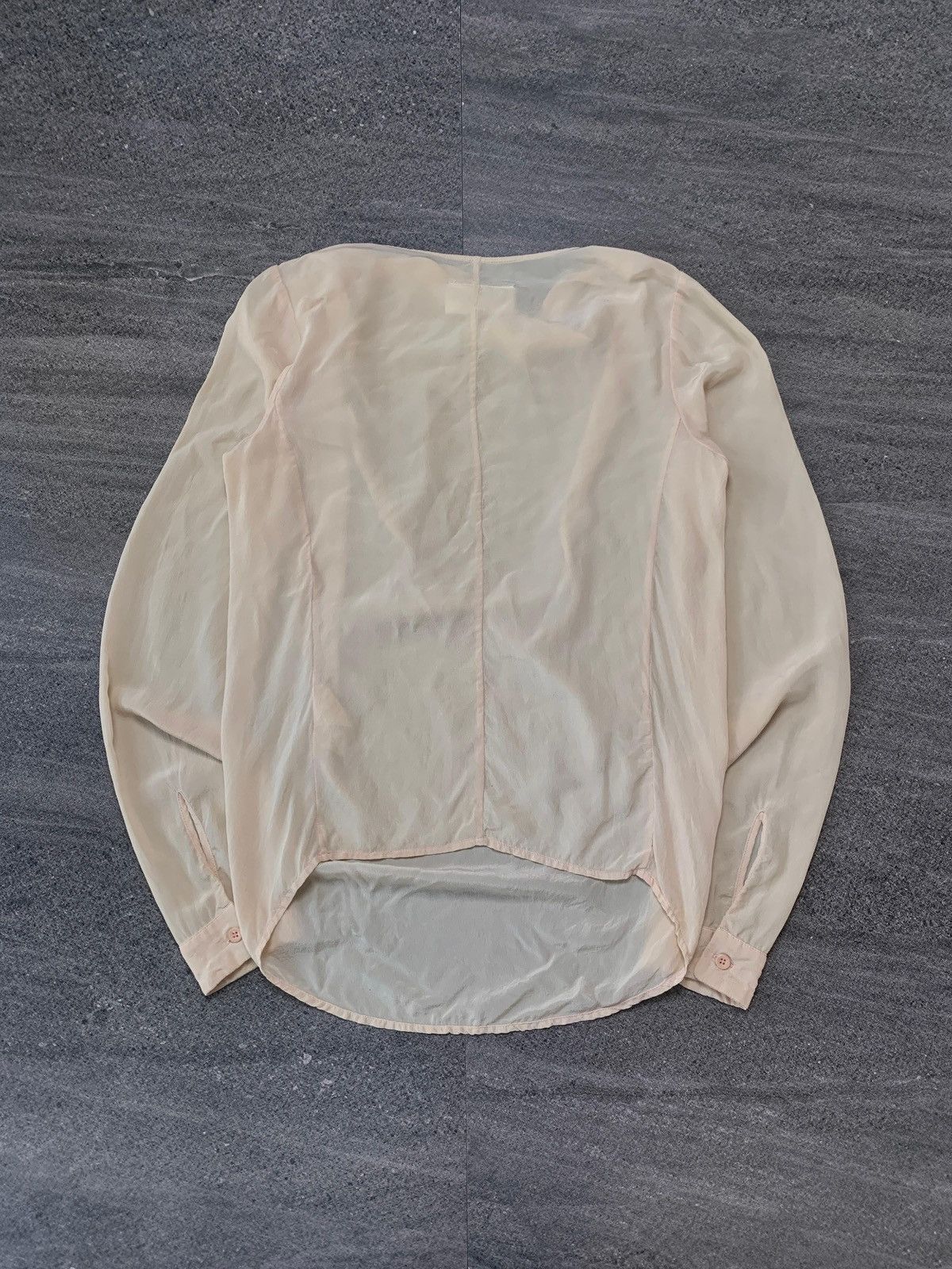 Maison Margiela MM6 See Through Blouse Size XS / US 0-2 / IT 36-38 - 4 Thumbnail
