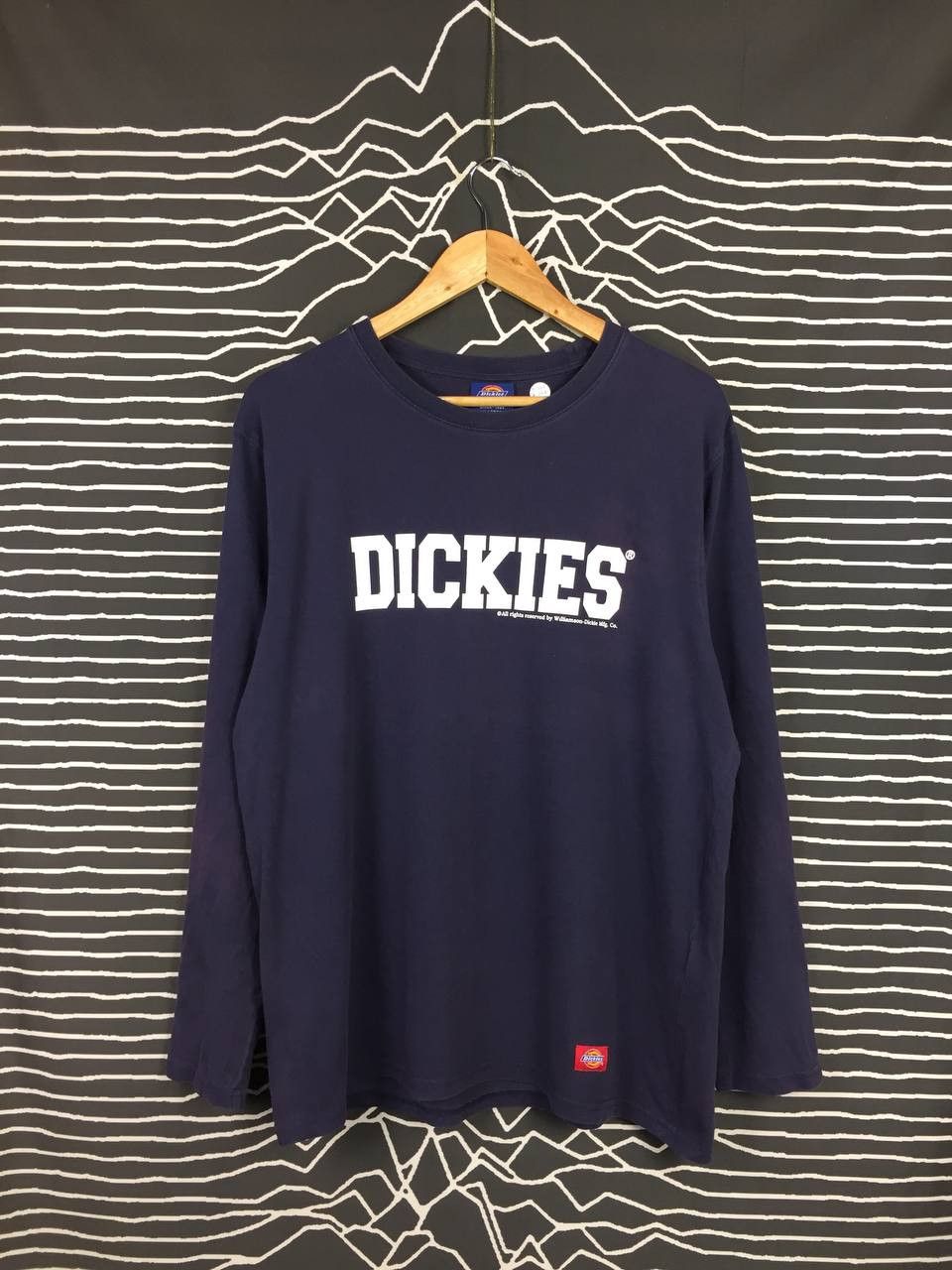 Dickies × Vintage Dickies Workwear Spell Out Logo Longsleeve Tee Size US XL / EU 56 / 4 - 1 Thumbnail
