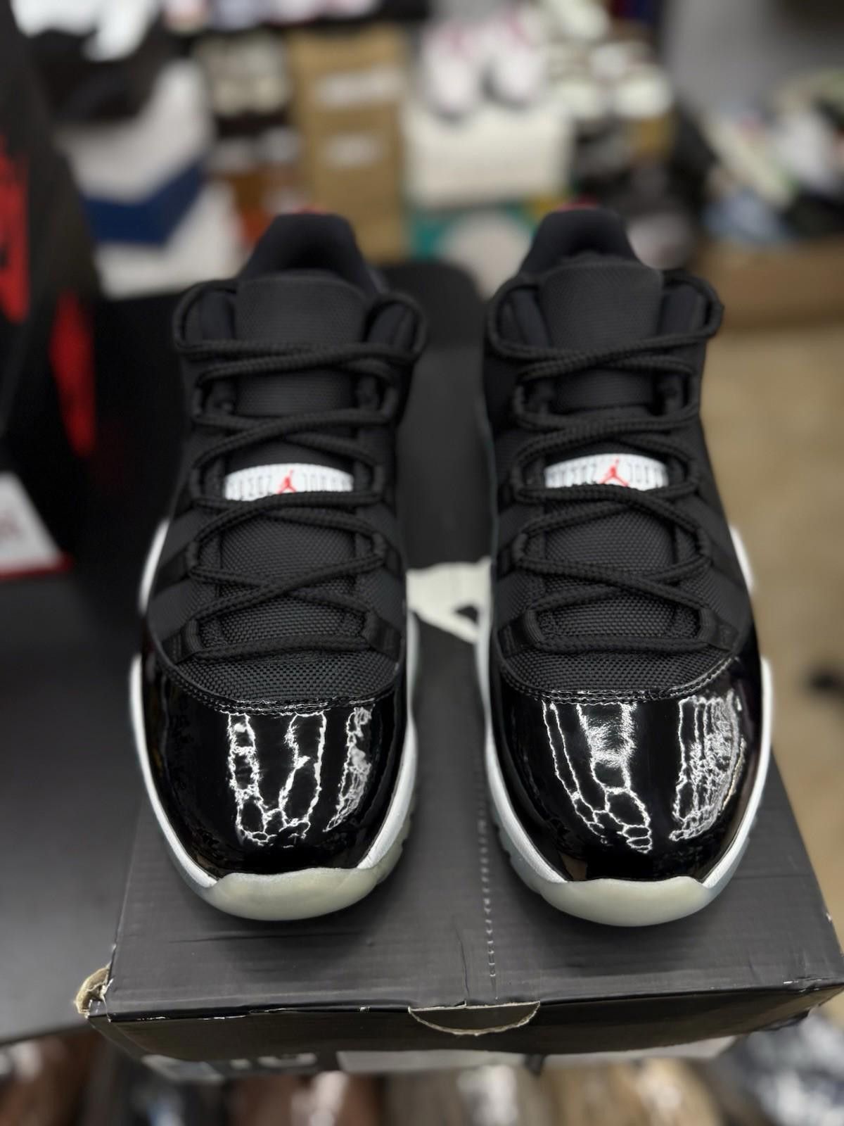Jordan Brand Size 10- Nike Air Jordan 11 Retro Low Infrared 23 Black 2014 Size US 10 / EU 43 - 3 Thumbnail