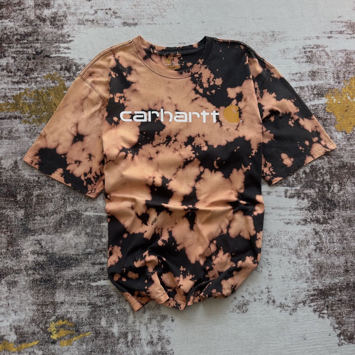 Carhartt CARHARTT WORK IN PROGRESS ACID WASH TSHIRT Size US XL / EU 56 / 4 - 1 Thumbnail