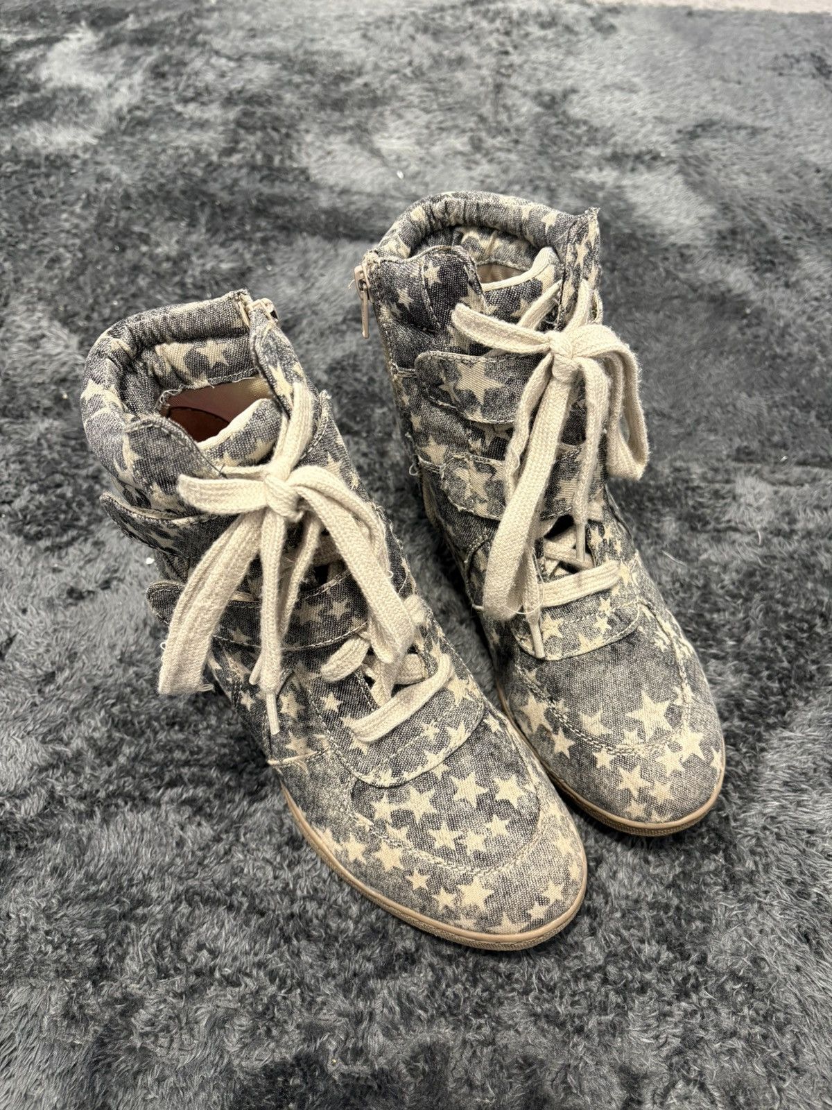 Isabel Marant RARE Vintage Isabel Marant Style Y2K Sneakers Stars Size US 6 / IT 36 - 3 Thumbnail