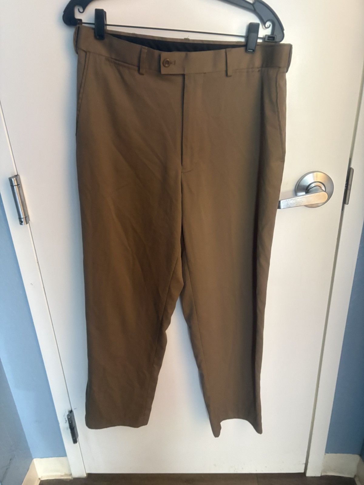 Other Braggi Louis Raphael Brown Dress Pants Straight Leg Size 32 Size 34S - 10 Thumbnail