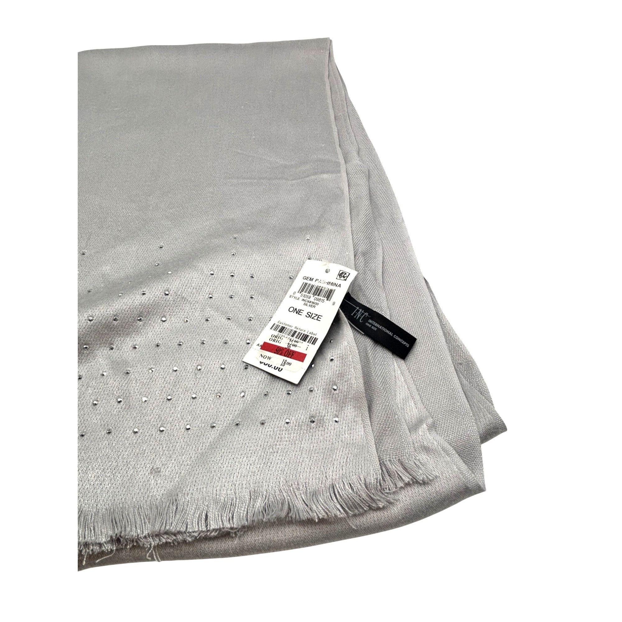 Other INC International Concepts Gemstone Wrap, Silver Size ONE SIZE - 3 Thumbnail