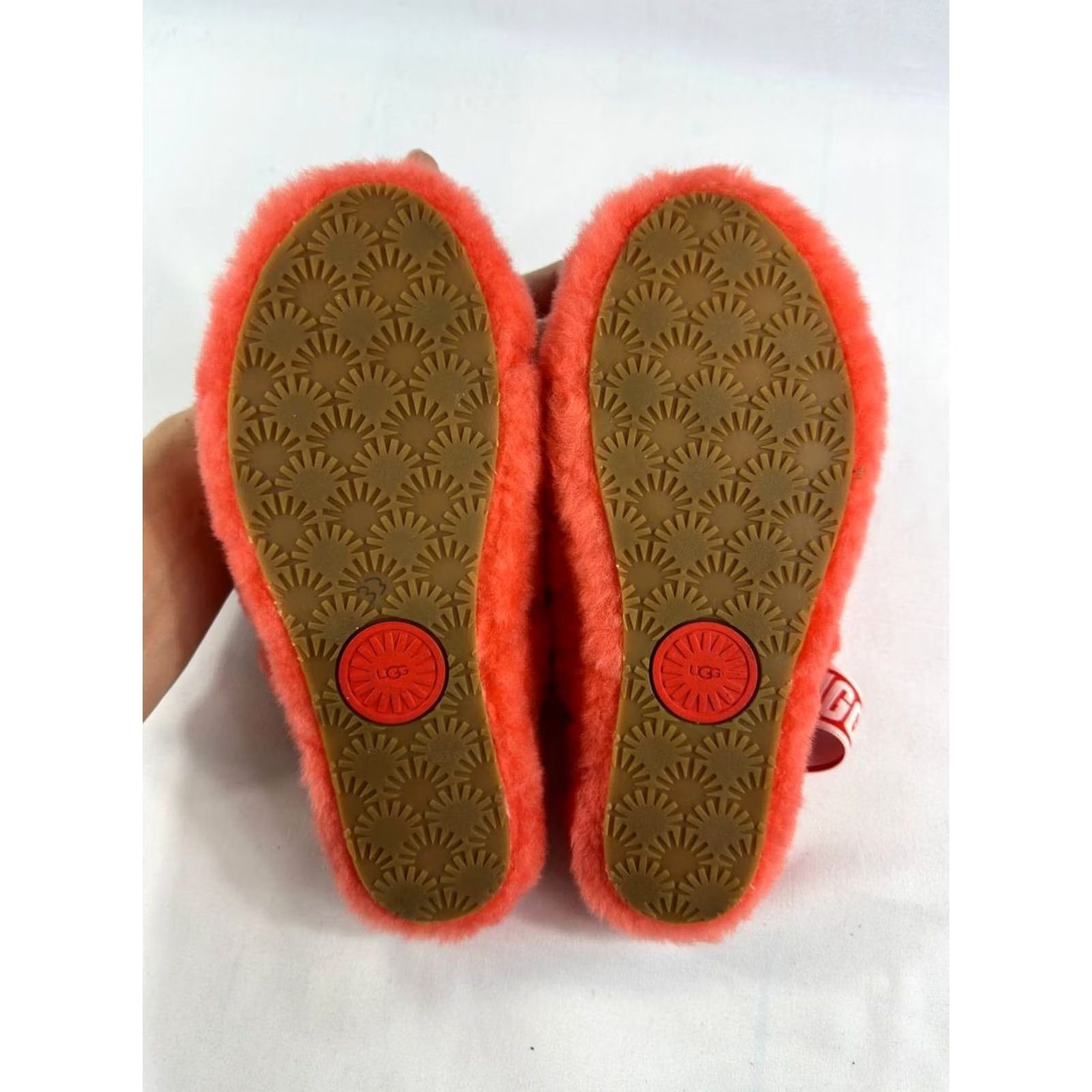 Ugg UGG Australia Fluff Yeah Slide Sandal Orange 1095119 Size 8 Authentic Size US 8 / IT 38 - 6 Thumbnail