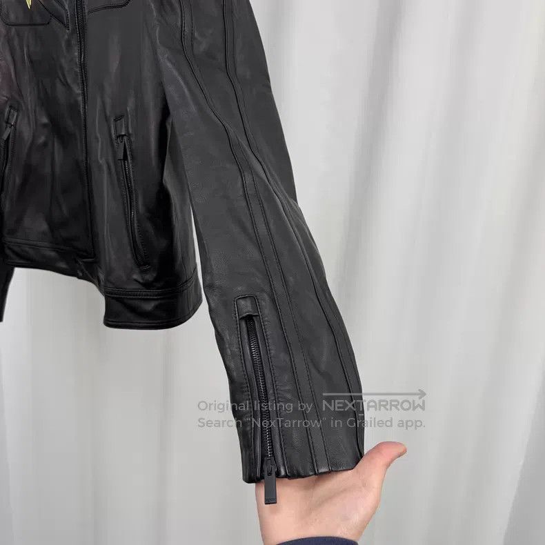 Fendi Fendi Black Lamb Leather Small Monster Biker Jacket Size US M / EU 48-50 / 2 - 4 Thumbnail