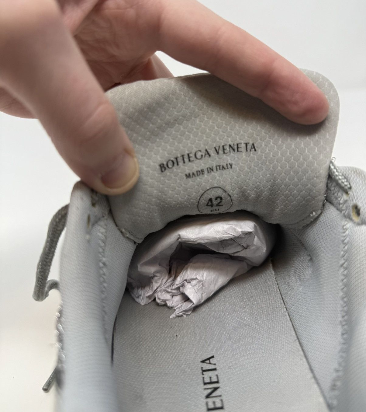 Bottega Veneta Bottega Veneta Orbit Sneaker Silver Size US 9 / EU 42 - 7 Thumbnail