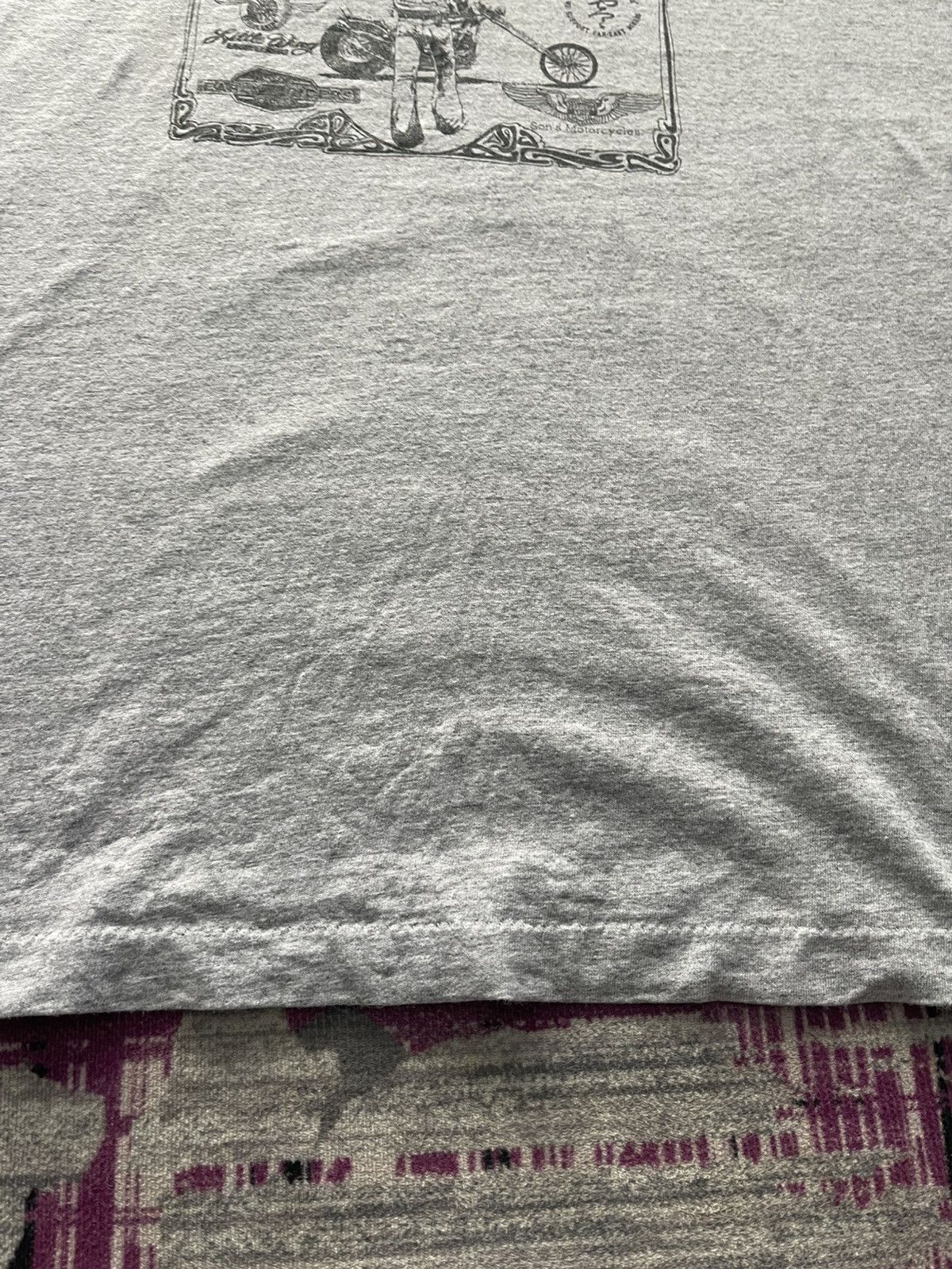 Vintage VINTAGE 90S LOVE & RIDE TEE VERY RARE Size US L / EU 52-54 / 3 - 8 Thumbnail