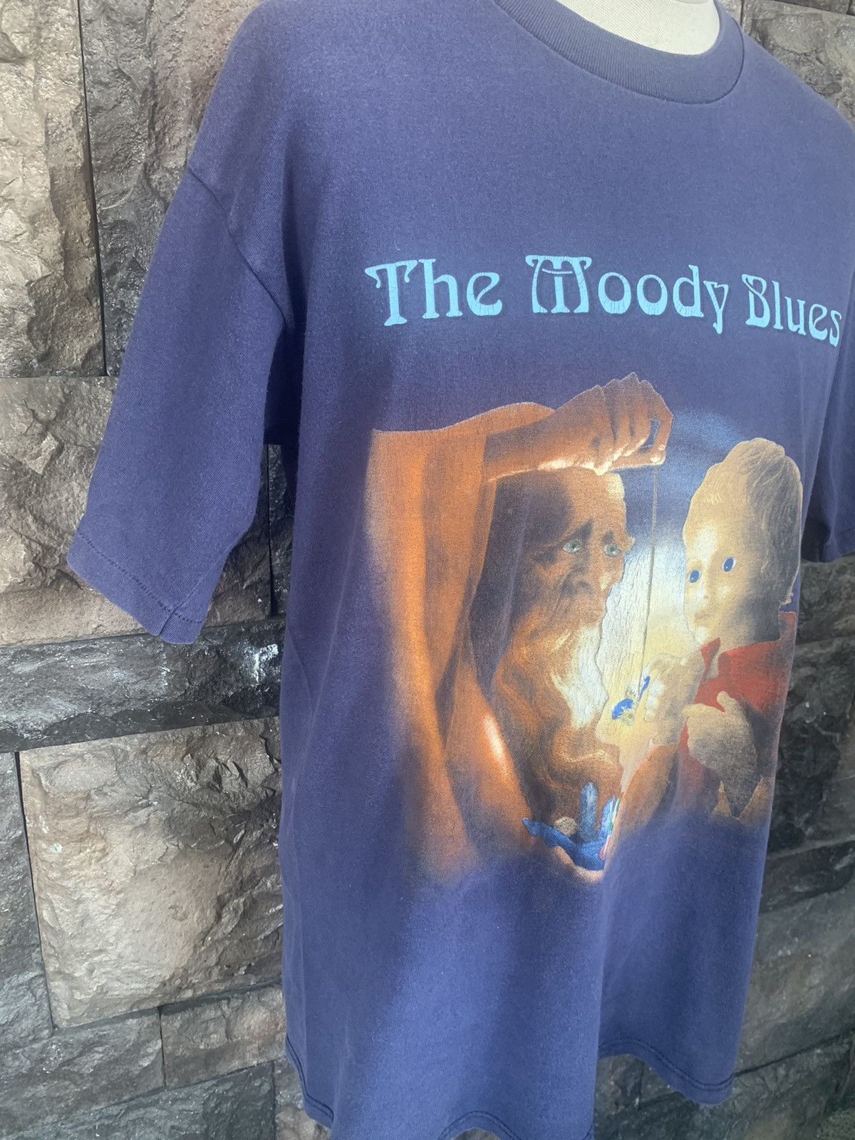 Band Tees × Vintage Vintage 90s The Moody Blues Tour English Rock Band T shirt Size US L / EU 52-54 / 3 - 5 Thumbnail
