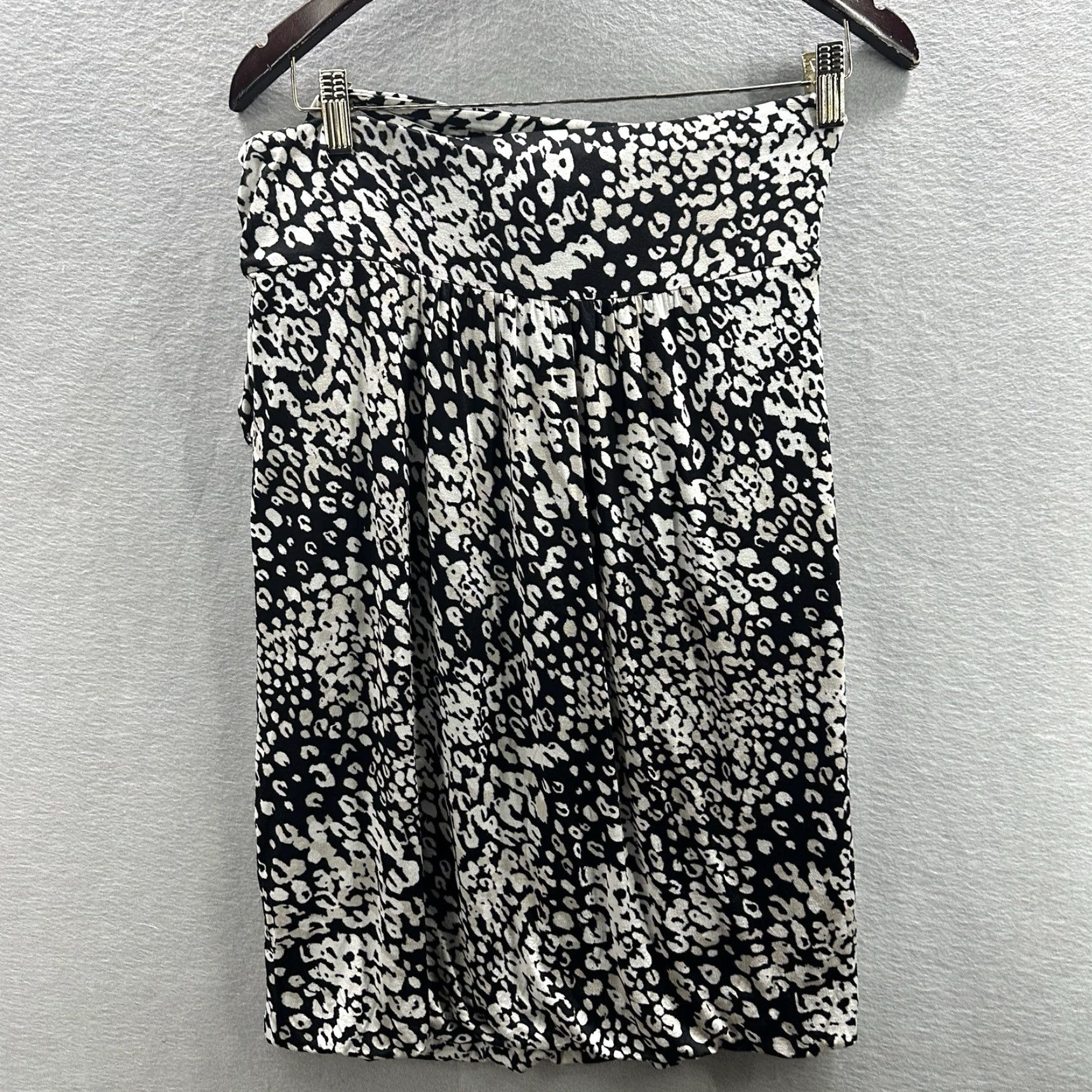 Max Mara Max Mara Floral Wrap Skirt Womens Large 46 Black Layered Asymmetric 90s City Size 36" / US 14 / IT 50 - 7 Thumbnail