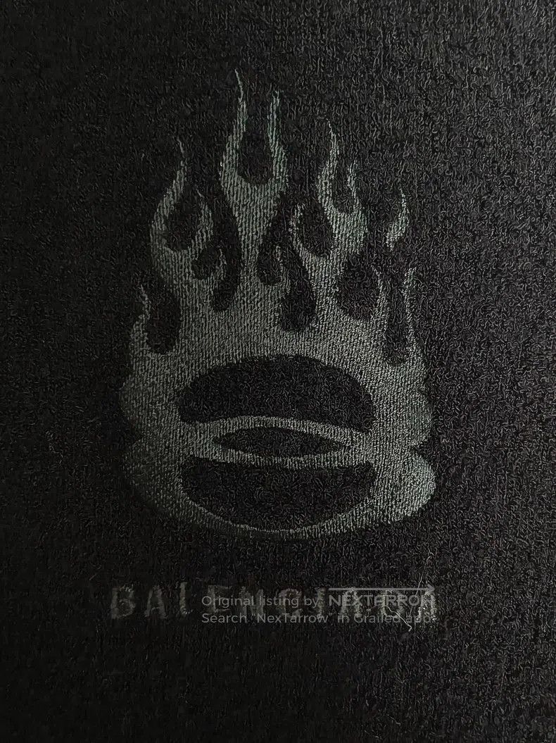 Balenciaga Balenciaga 24fall flame looped fleece towel zipper hooded s Size US L / EU 52-54 / 3 - 4 Thumbnail