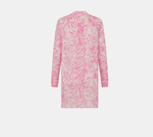 Dior o1w1db10225 411B55A3 Blouse in Melocoton Pink Size L / US 10 / IT 46 - 2 Thumbnail
