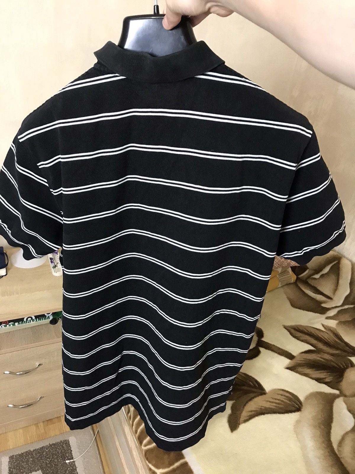 Polo Ralph Lauren × Vintage 🖤 Vintage Ralph Lauren Chief Keef Faded Polo Striped Shirt 🔥 Size US XL / EU 56 / 4 - 11 Thumbnail