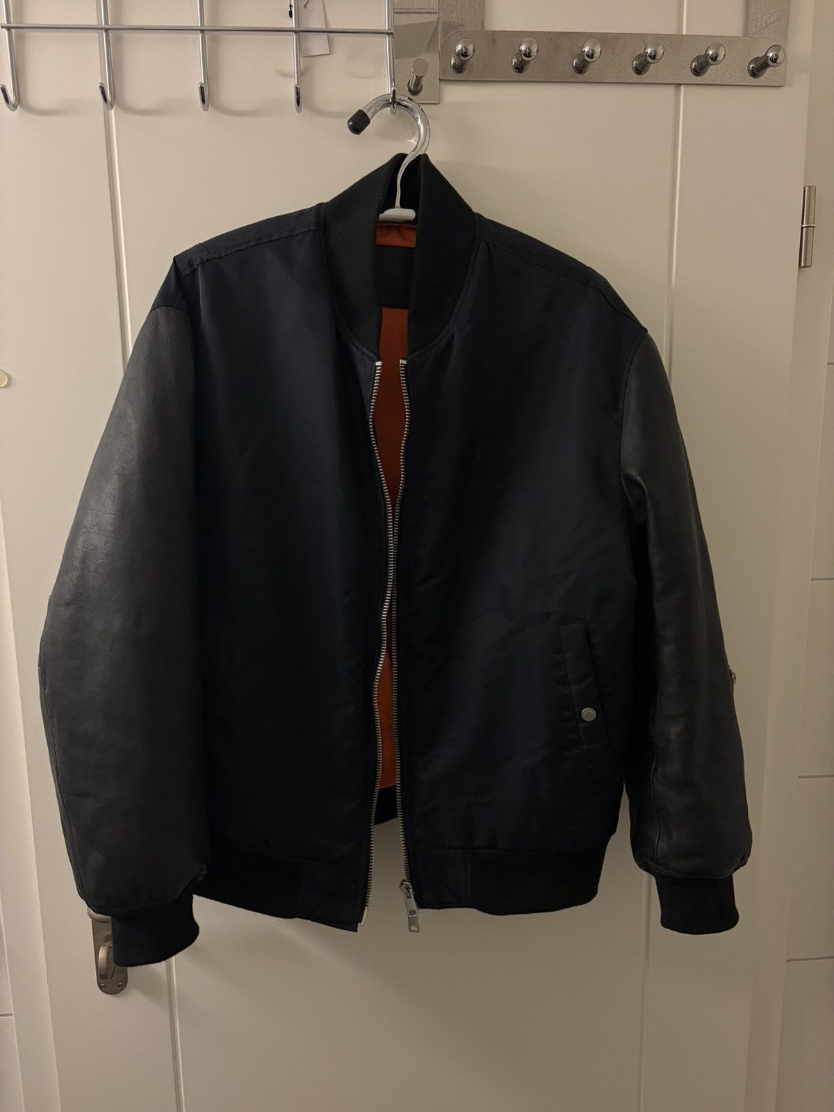 Allsaints AllSaints MYLER - Bomber Jacket - blac ink blue/dark blue Size US L / EU 52-54 / 3 - 2 Thumbnail