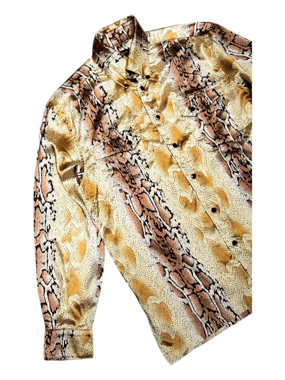 Japanese Brand × Vintage python pattern shirt Drop Head Size US L / EU 52-54 / 3 - 3 Thumbnail