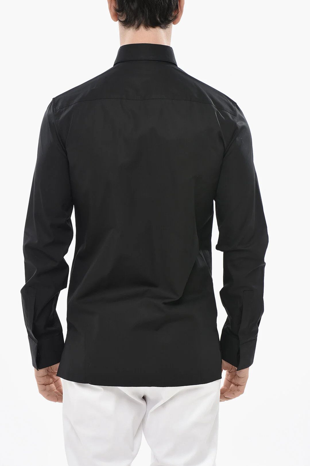 Givenchy og1mm0326 Poplin Shirt in Black Size US XL / EU 56 / 4 - 2 Thumbnail