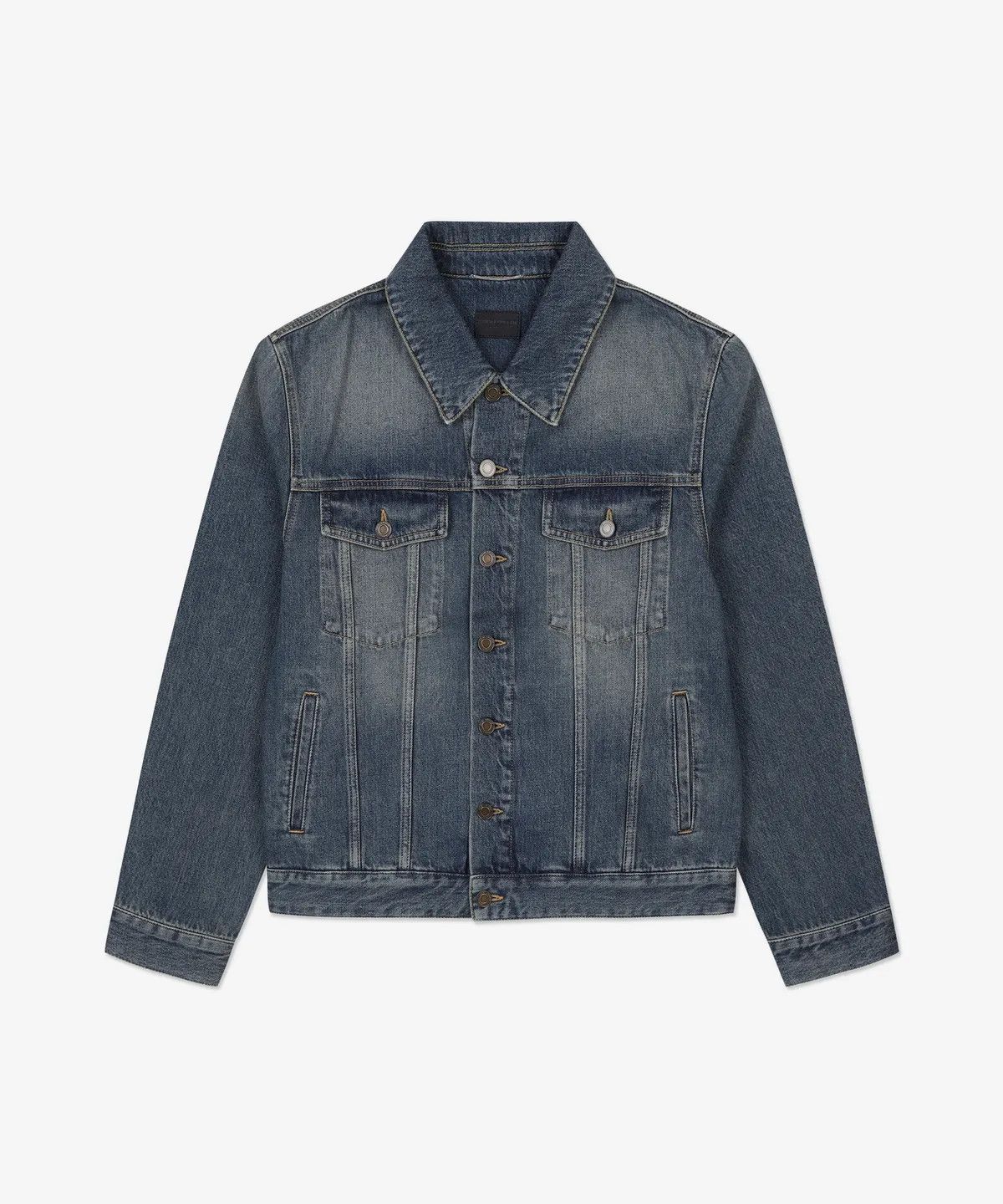 Saint Laurent Paris o1s1wg110125 695177 Classic Denim Jacket in Blue Size US S / EU 44-46 / 1 - 1 Thumbnail