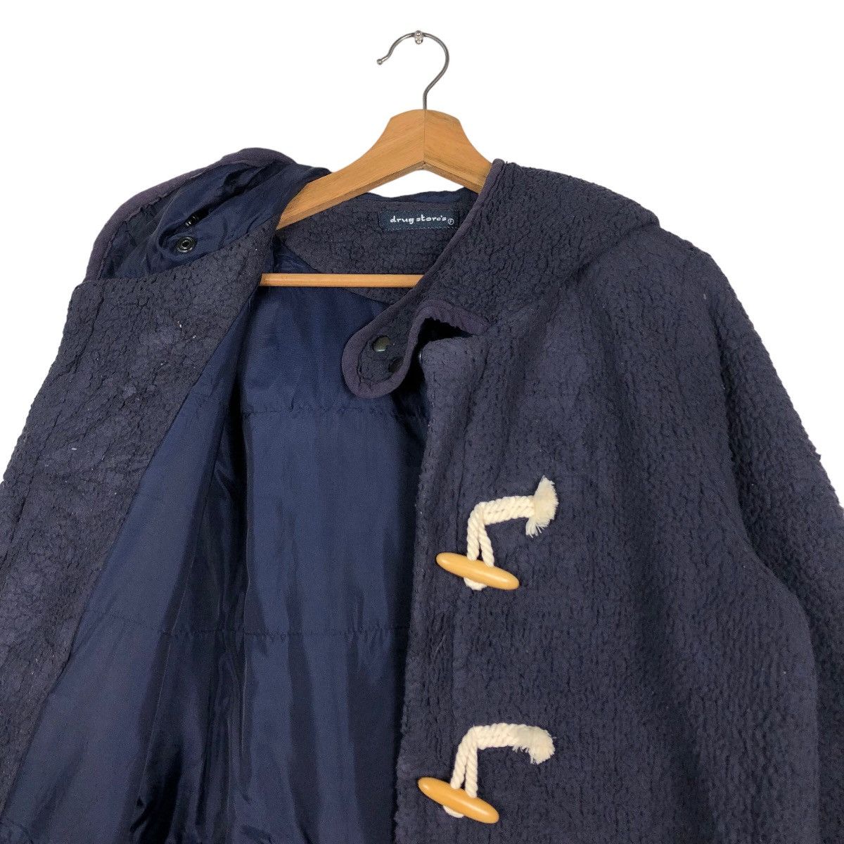 Japanese Brand 🔥Vintage Fleece Duffle Jacket DrugStore Issey Miyake Size US M / EU 48-50 / 2 - 13 Thumbnail