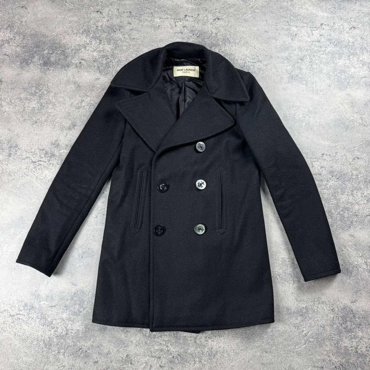 Saint Laurent Paris Saint laurent peacoat archive vintage wool trench rare Size US XXS / EU 40 - 1 Thumbnail