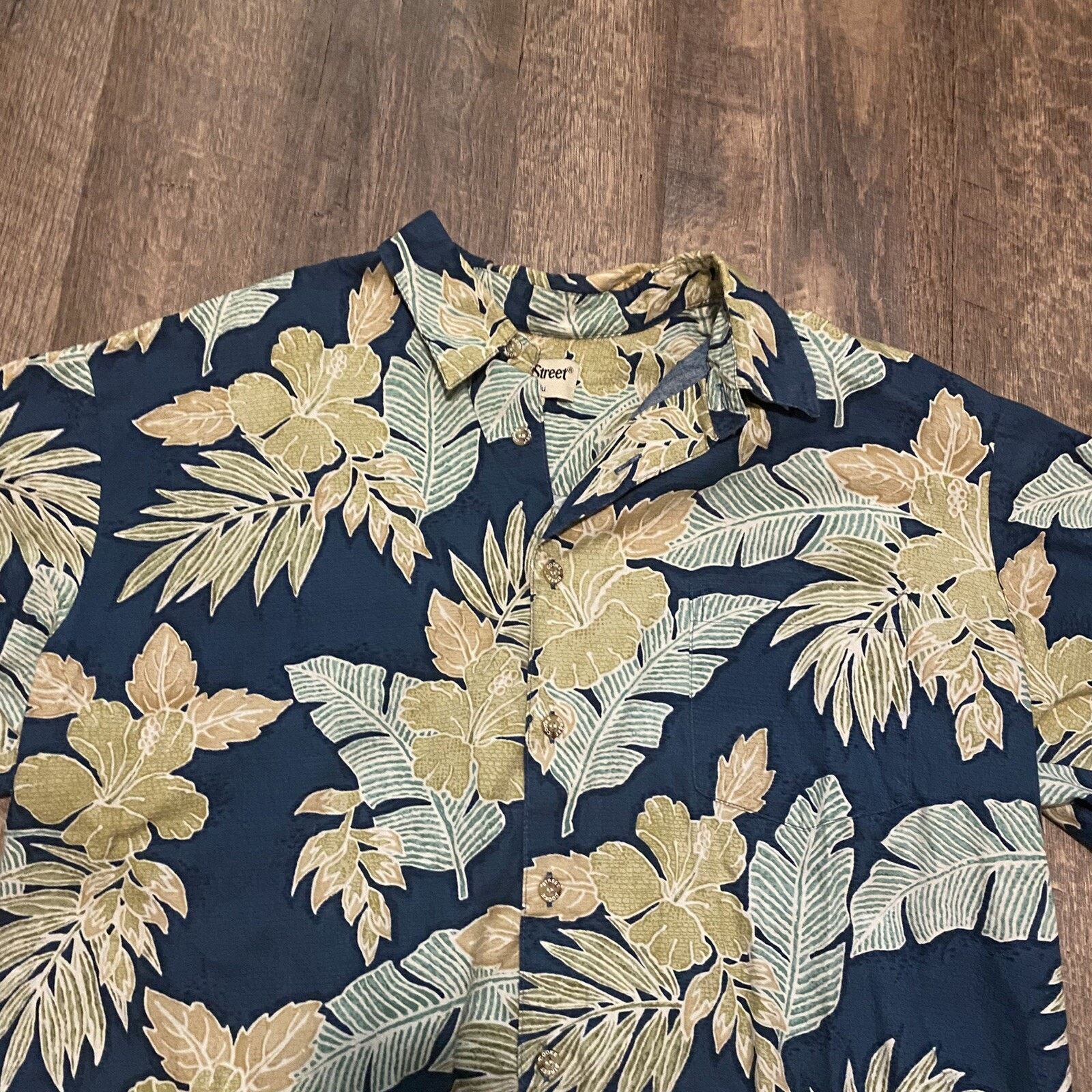 Other Cooke Street Hawaiian Blue Floral Shirt Hawaii USA Mens XL Size US XL / EU 56 / 4 - 2 Thumbnail