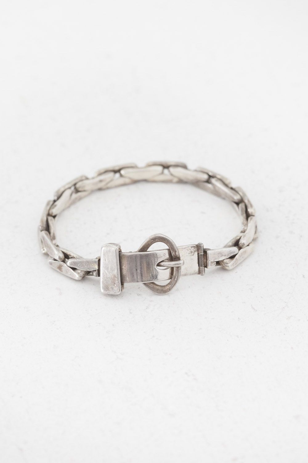 Vintage Vintage sterling silver boucle de sellier bracelet Size ONE SIZE - 2 Thumbnail