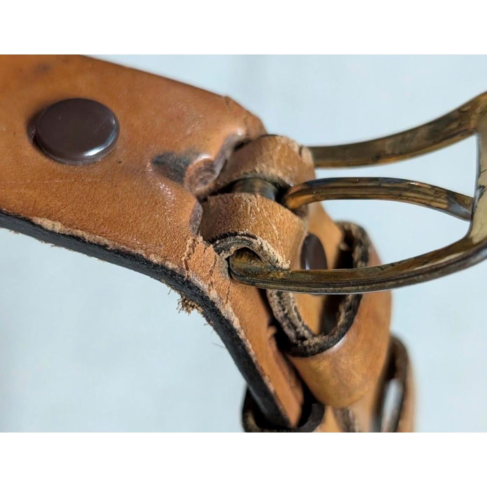 Vintage VINTAGE Ranger belt Western belt, Tooled brown leather 30 Ranger belt Men XS? Size 30 - 7 Thumbnail