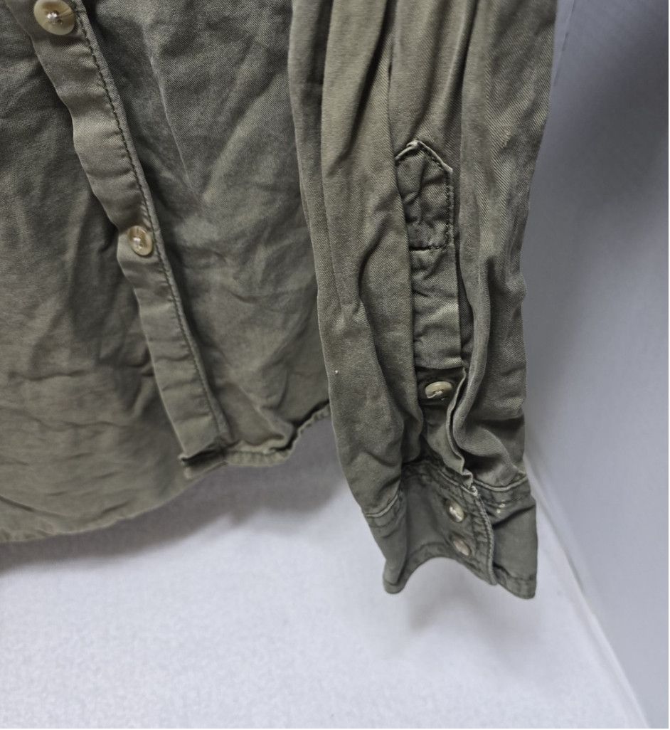 American Eagle Outfitters American Eagle Womens Gray Vtg Bf Button Up Shirt Size XS TP Size XS / US 0-2 / IT 36-38 - 6 Thumbnail