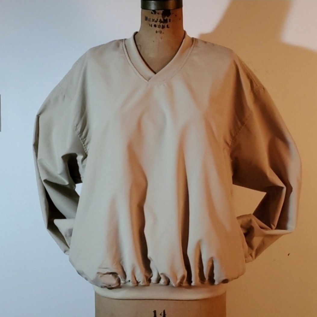 Other Badger Sport Size M Windshirt Tan Beige Pullover V Neck Long Size US M / EU 48-50 / 2 - 3 Thumbnail