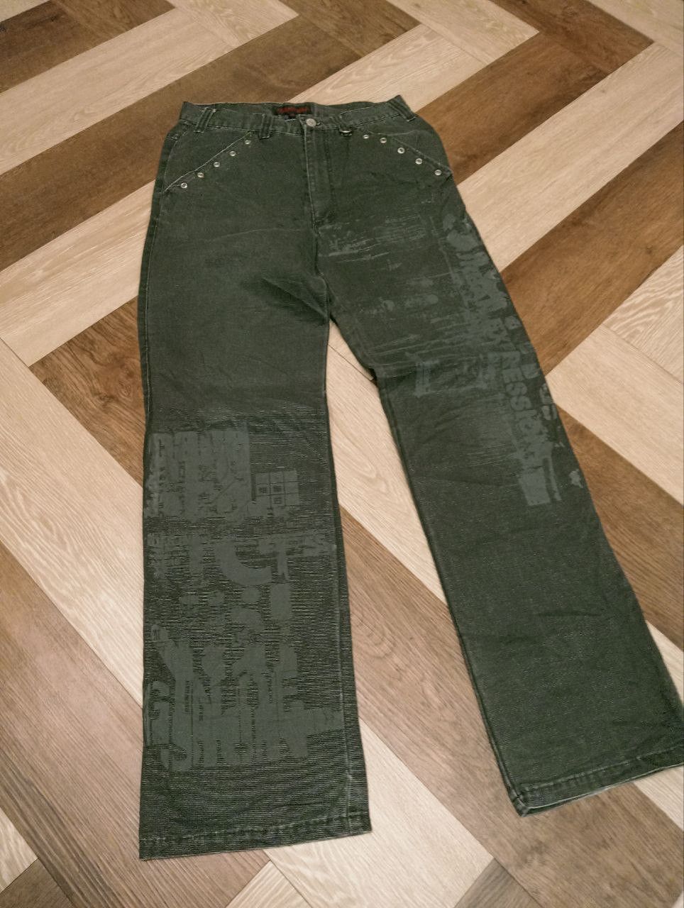 Japanese Brand VINTAGE CLASH AHEAD JAPAN PANTS Size US 29 - 3 Thumbnail