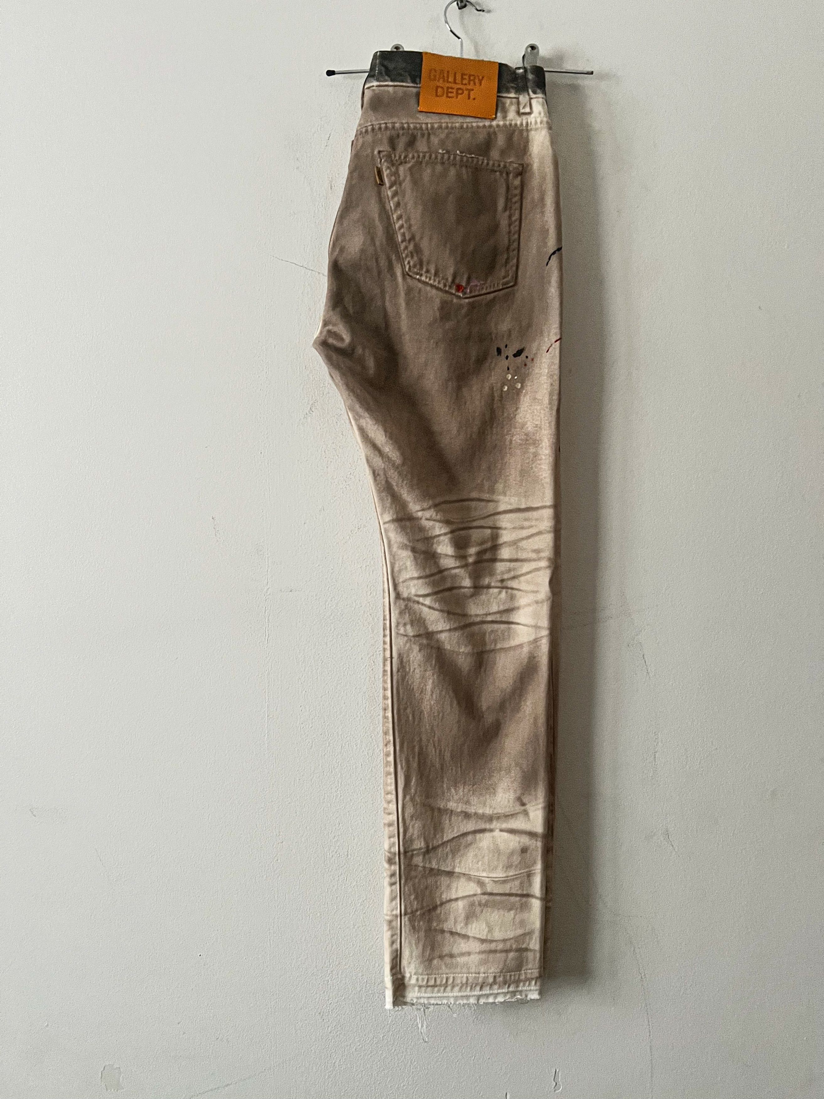 Gallery Dept. Hollywood BLV 5001 Paint-Splattered Distressed Jeans Size US 32 / EU 48 - 9 Thumbnail