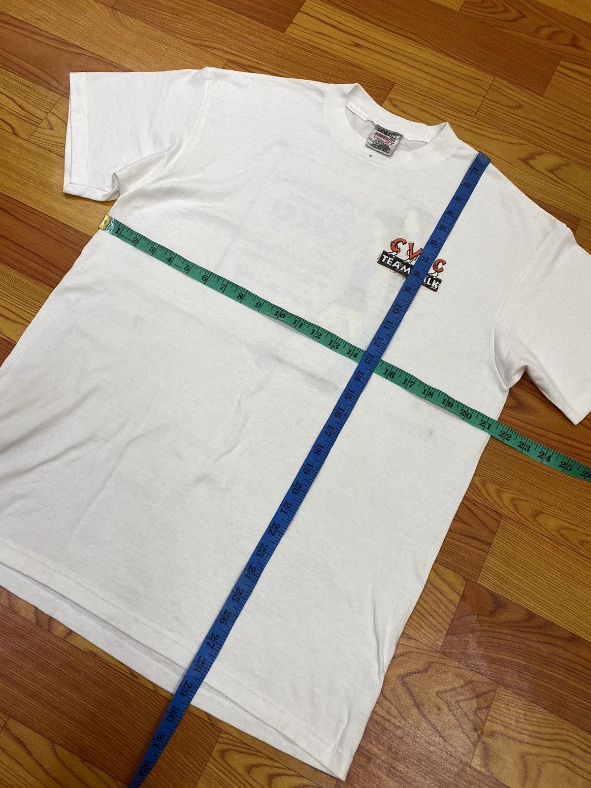 Vintage Vintage 90s CVCC Walk America Tee Size US L / EU 52-54 / 3 - 8 Thumbnail