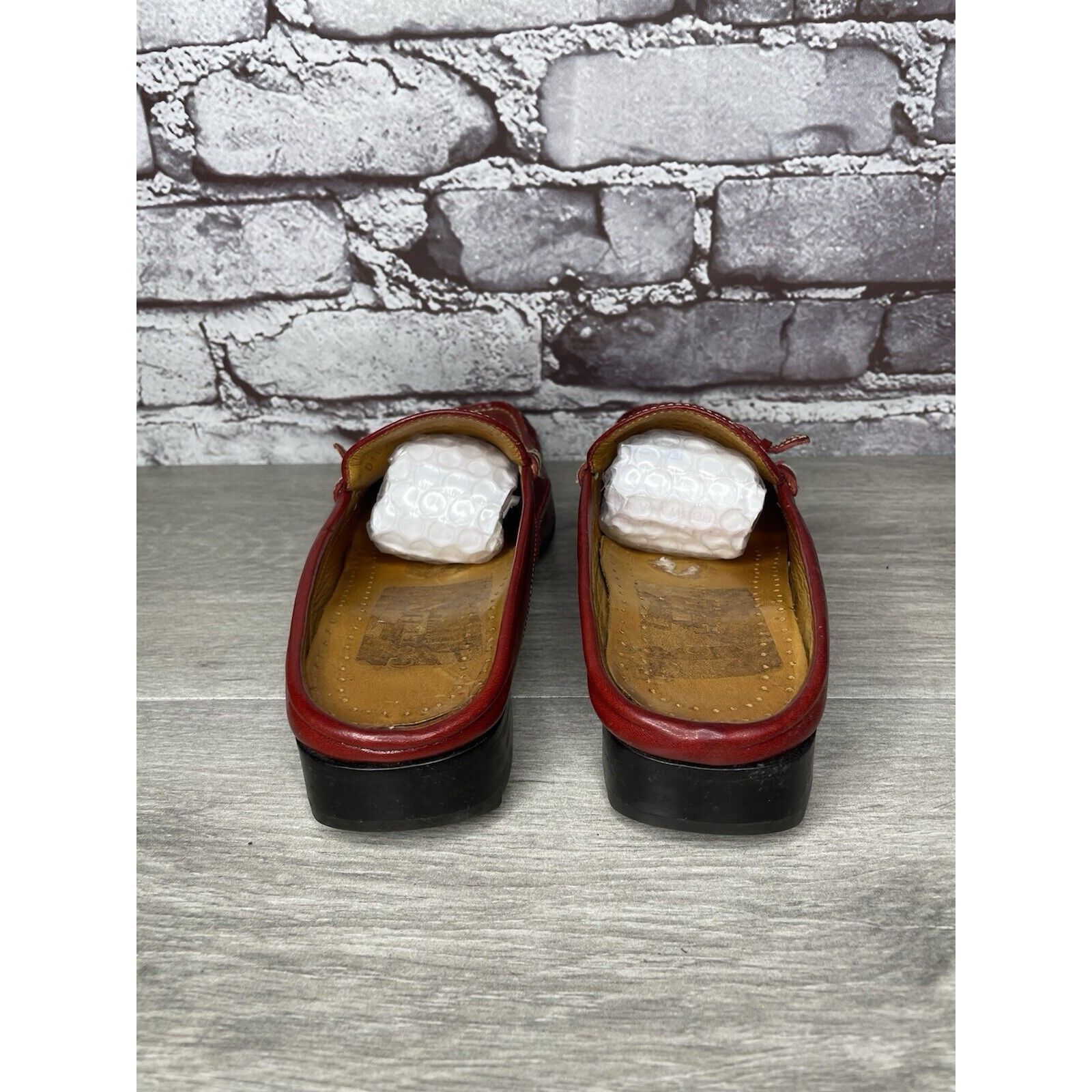 Cole Haan Cole Haan Country Red Leather Strap Mules Shoes Women Sz 6.5 Size US 6.5 / IT 36.5 - 5 Thumbnail