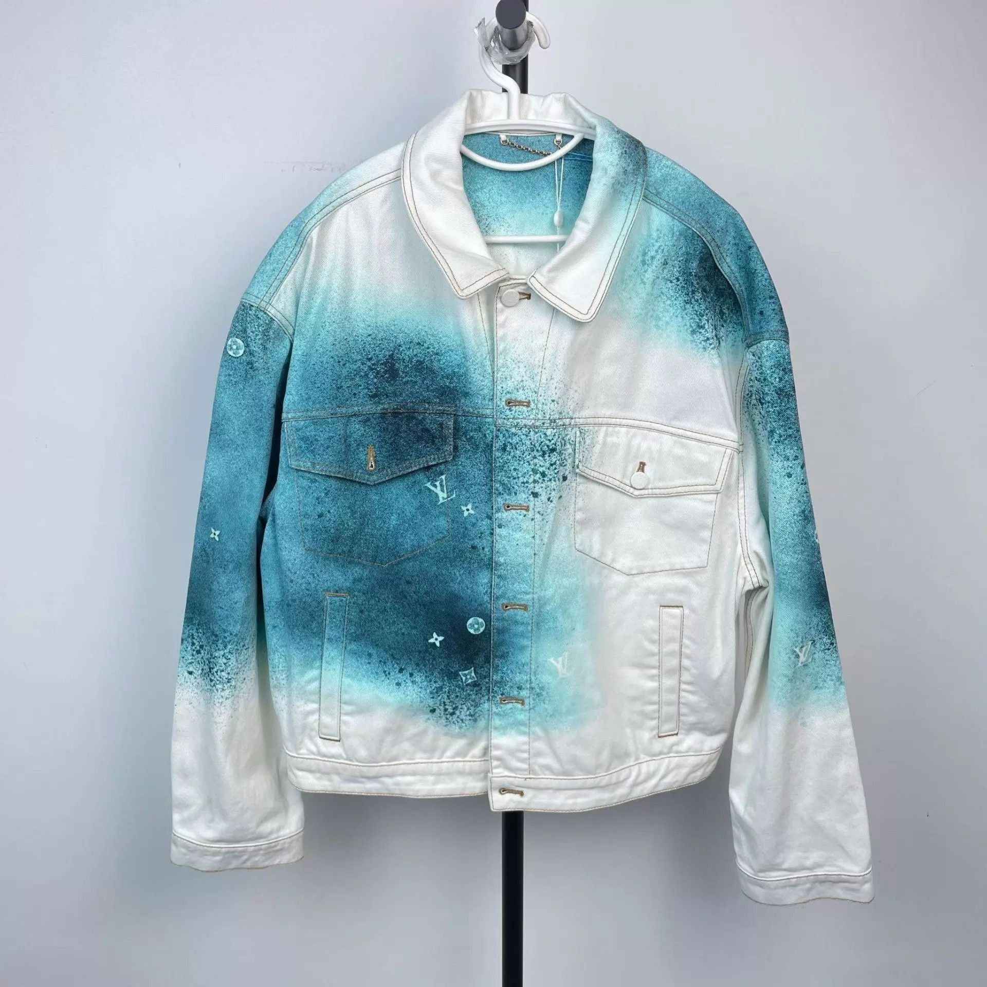 Louis Vuitton Multi Gradient Denim Jacket Size L Size US L / EU 52-54 / 3 - 1 Thumbnail
